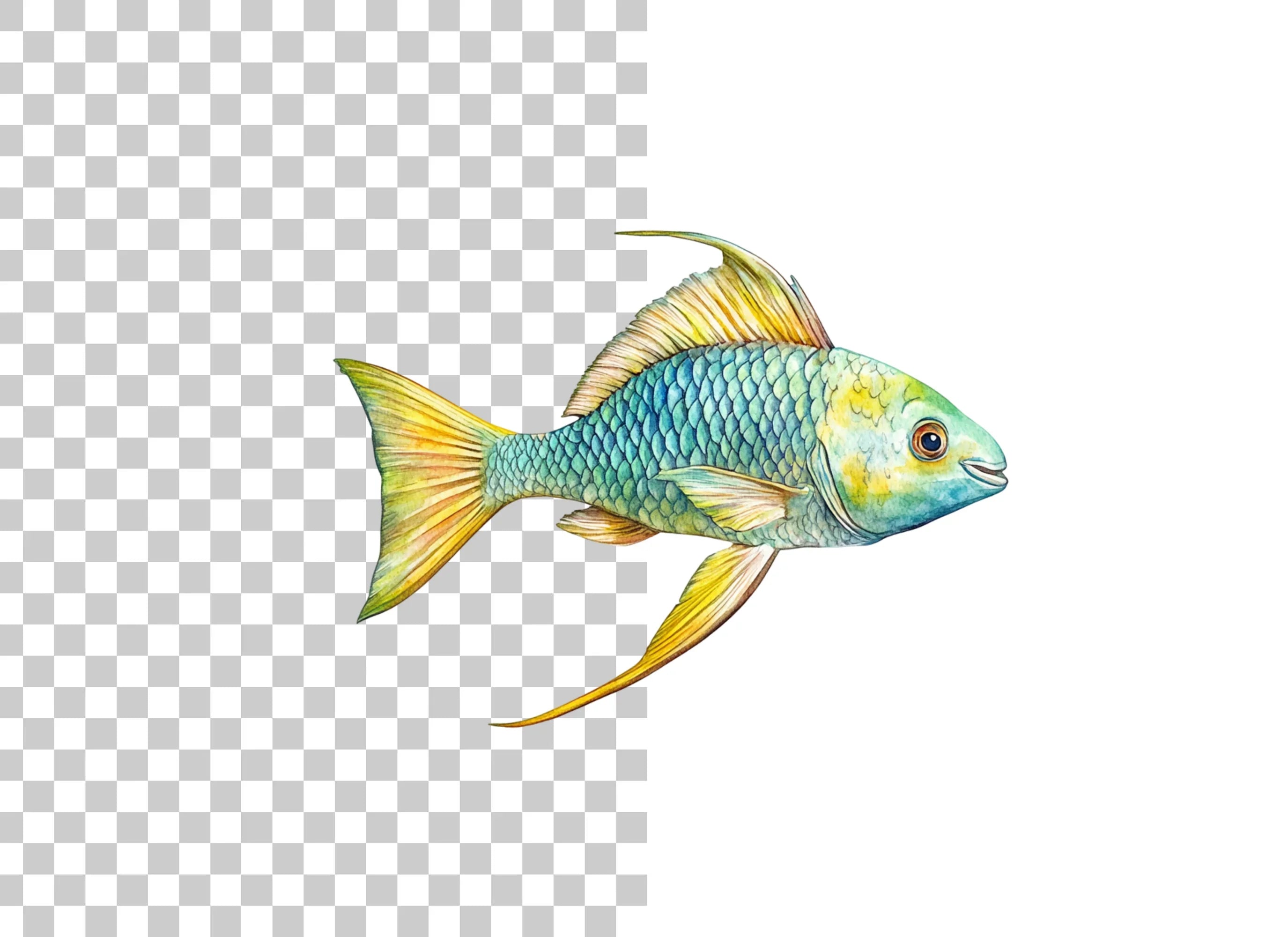 Colorful Fish Clipart Bundle