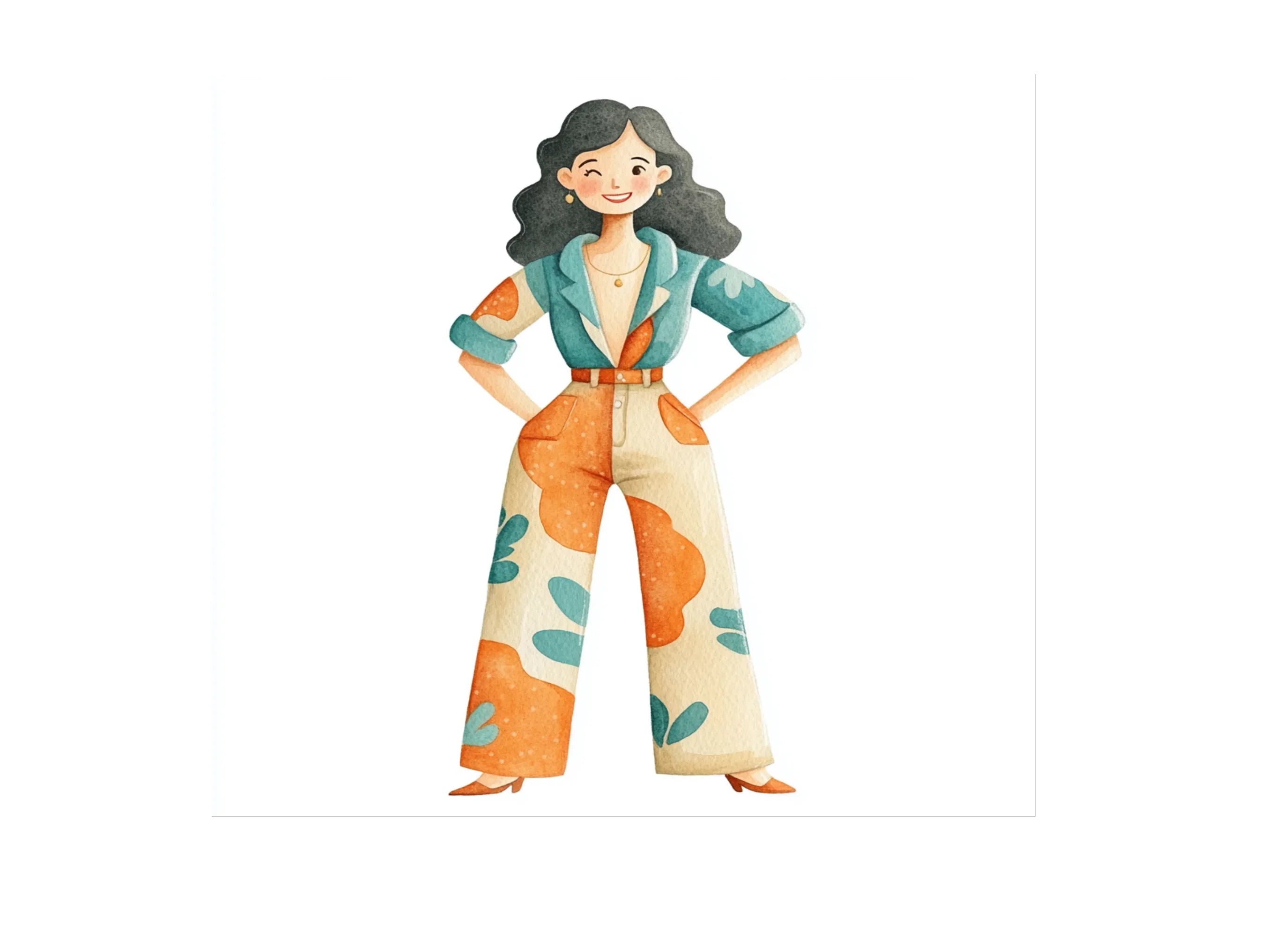 Stylish Woman Clipart Bundle