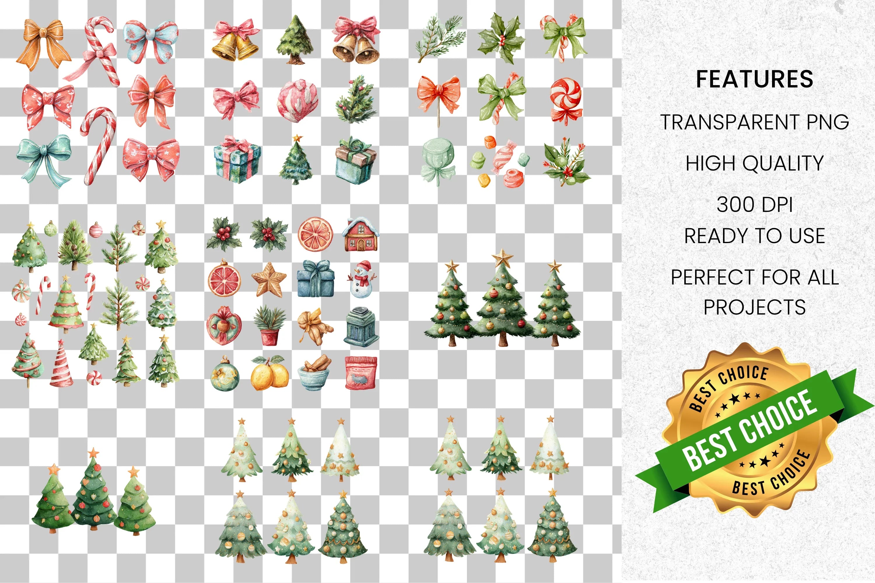 Christmas Clipart Bundle