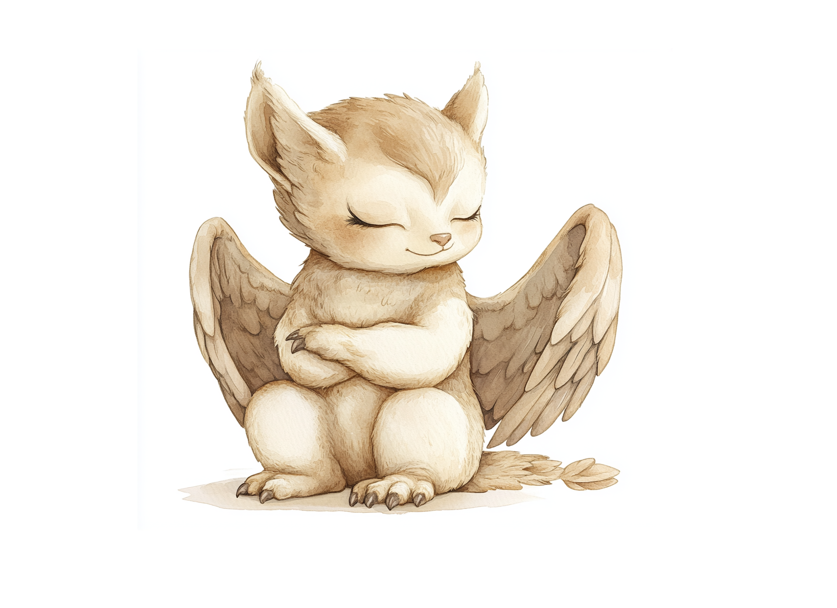 Cute Baby Griffin Clipart Bundle