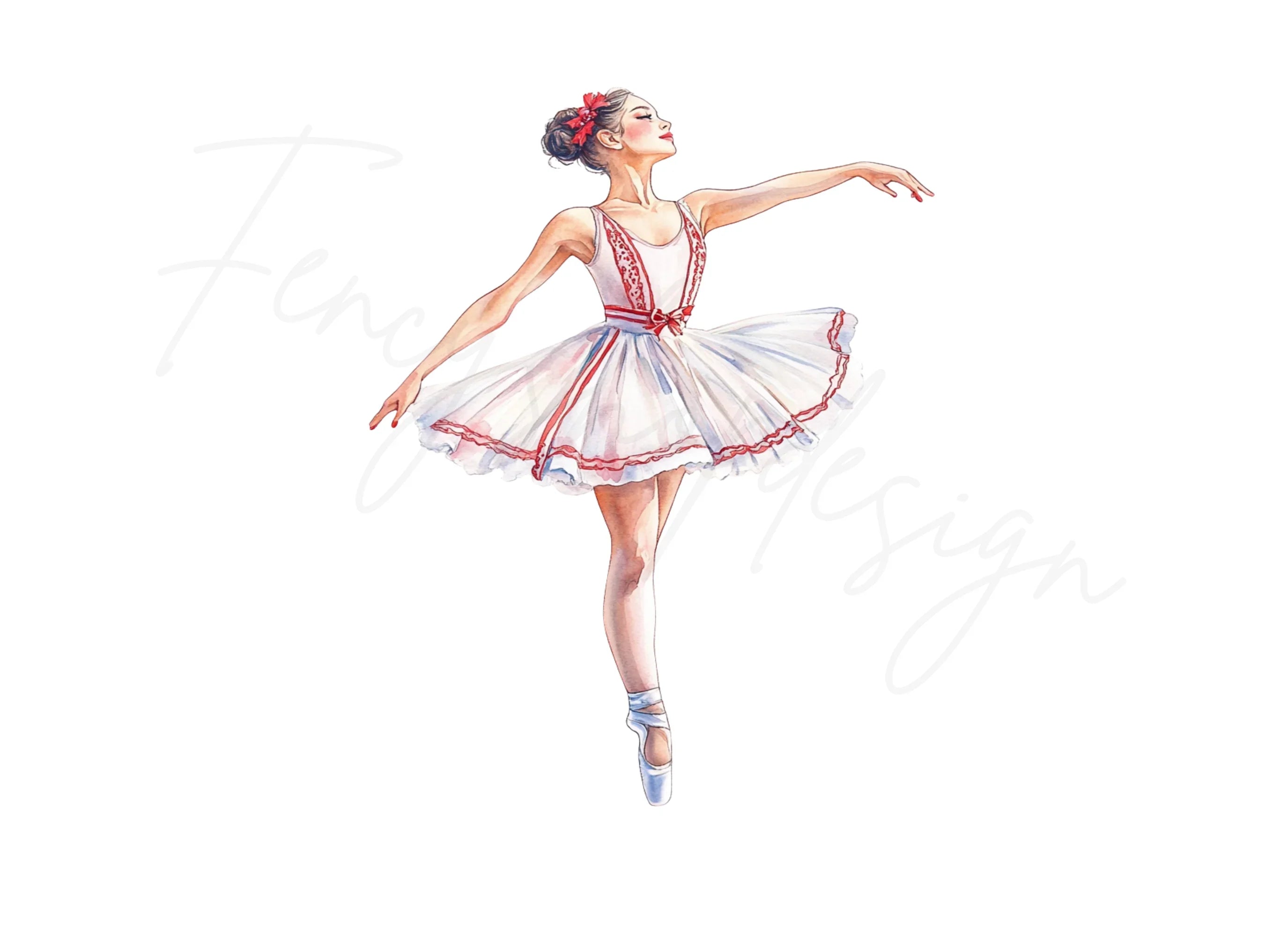 Elegant Ballerina Clipart Bundle