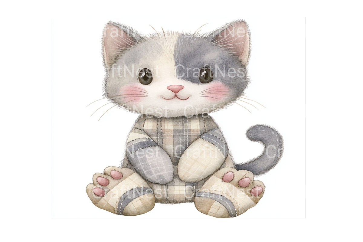 Patchwork Kitten Designs Clipart Bundle