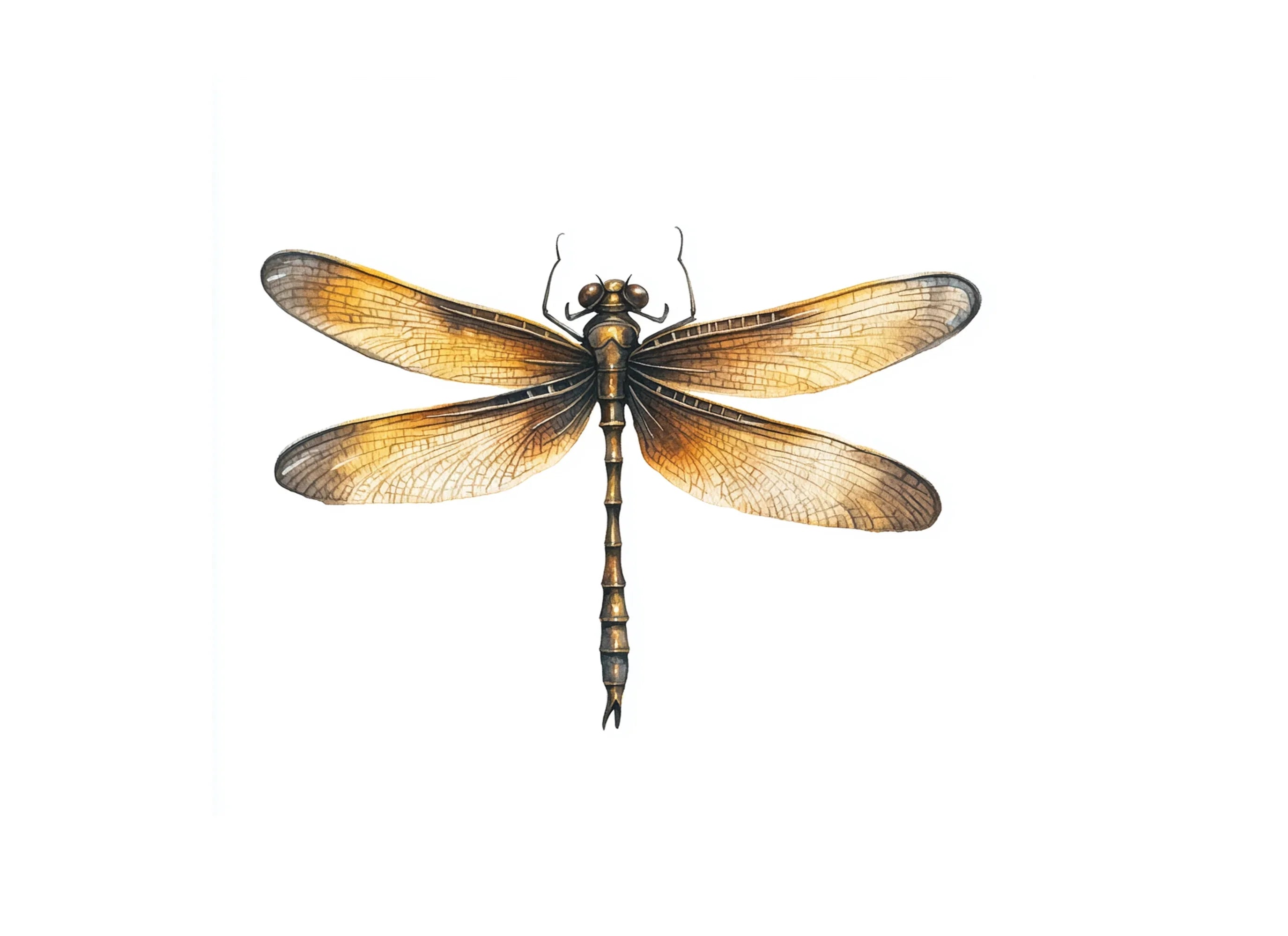 Elegant Dragonfly Clipart Bundle