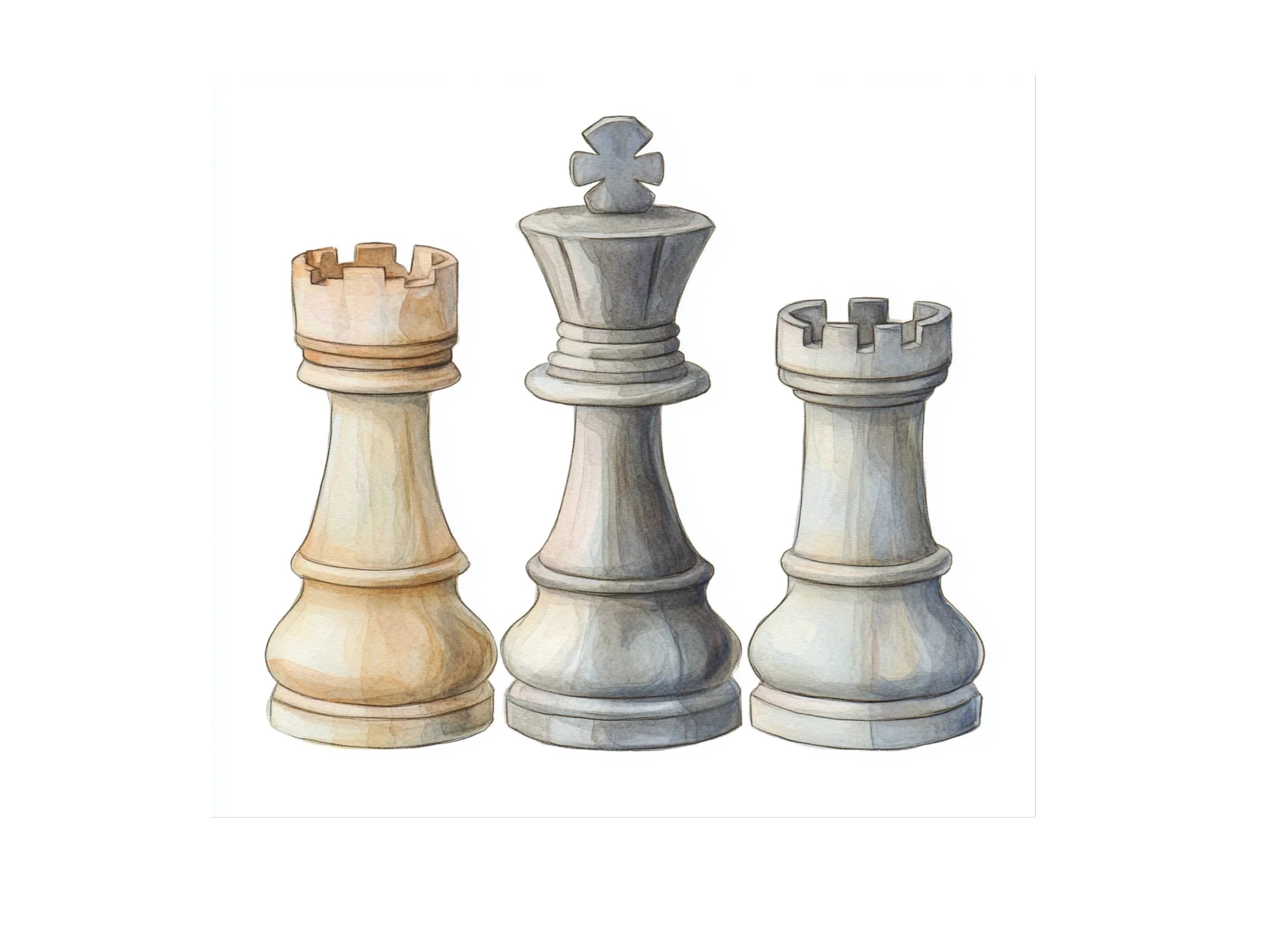 Chess Pieces Clipart Bundle