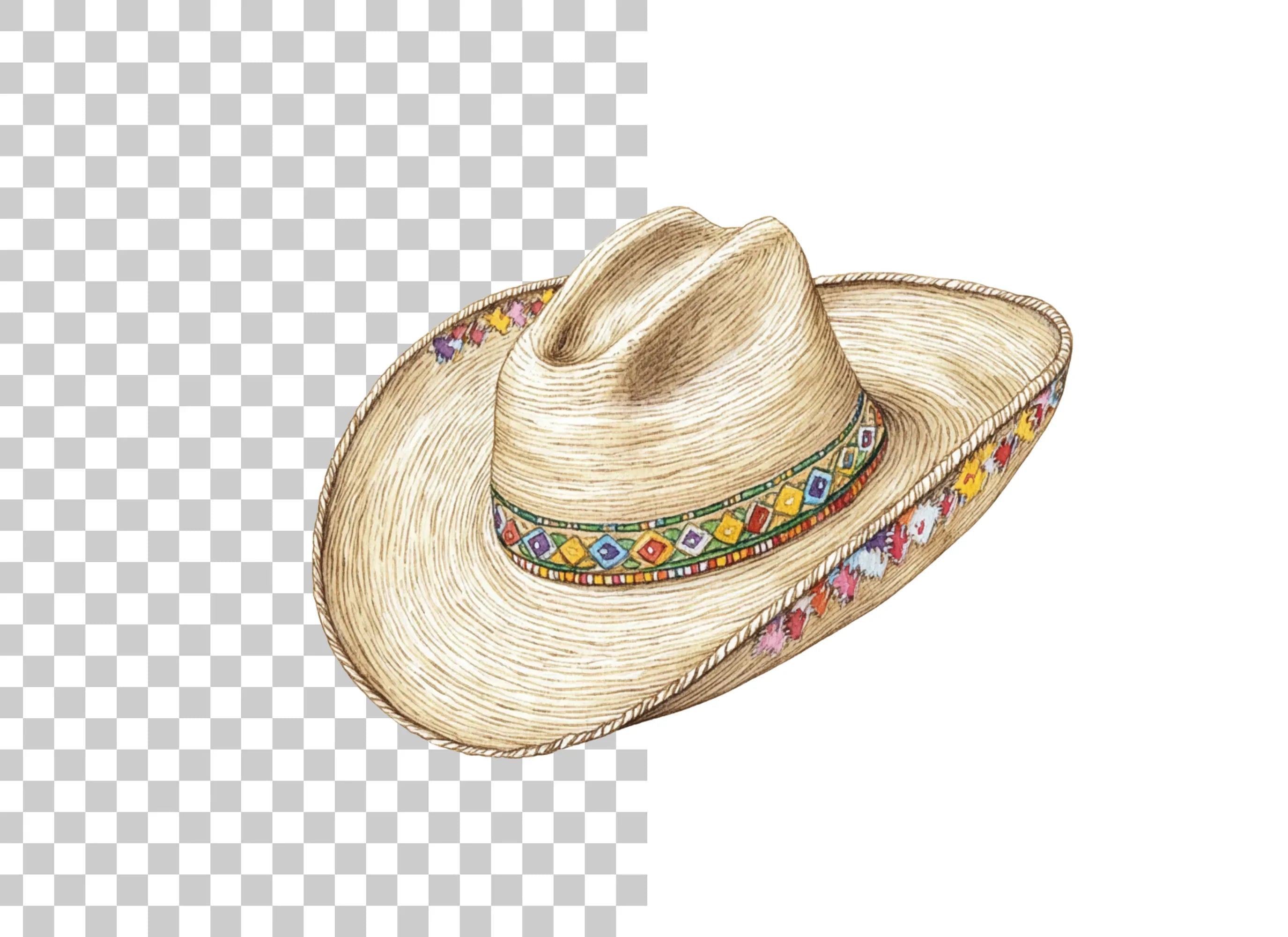 Mexican Sombrero Hat Clipart Bundle