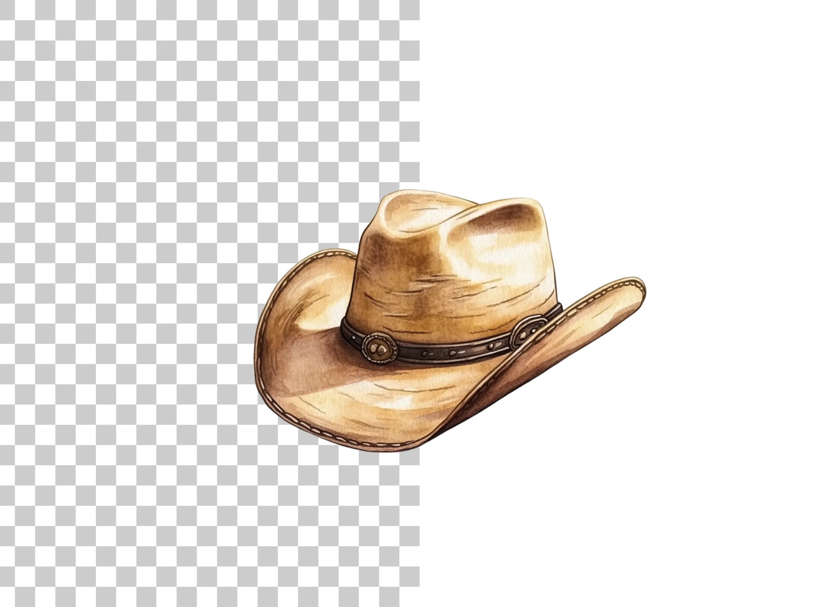 Cowboy Hats Clipart Bundle