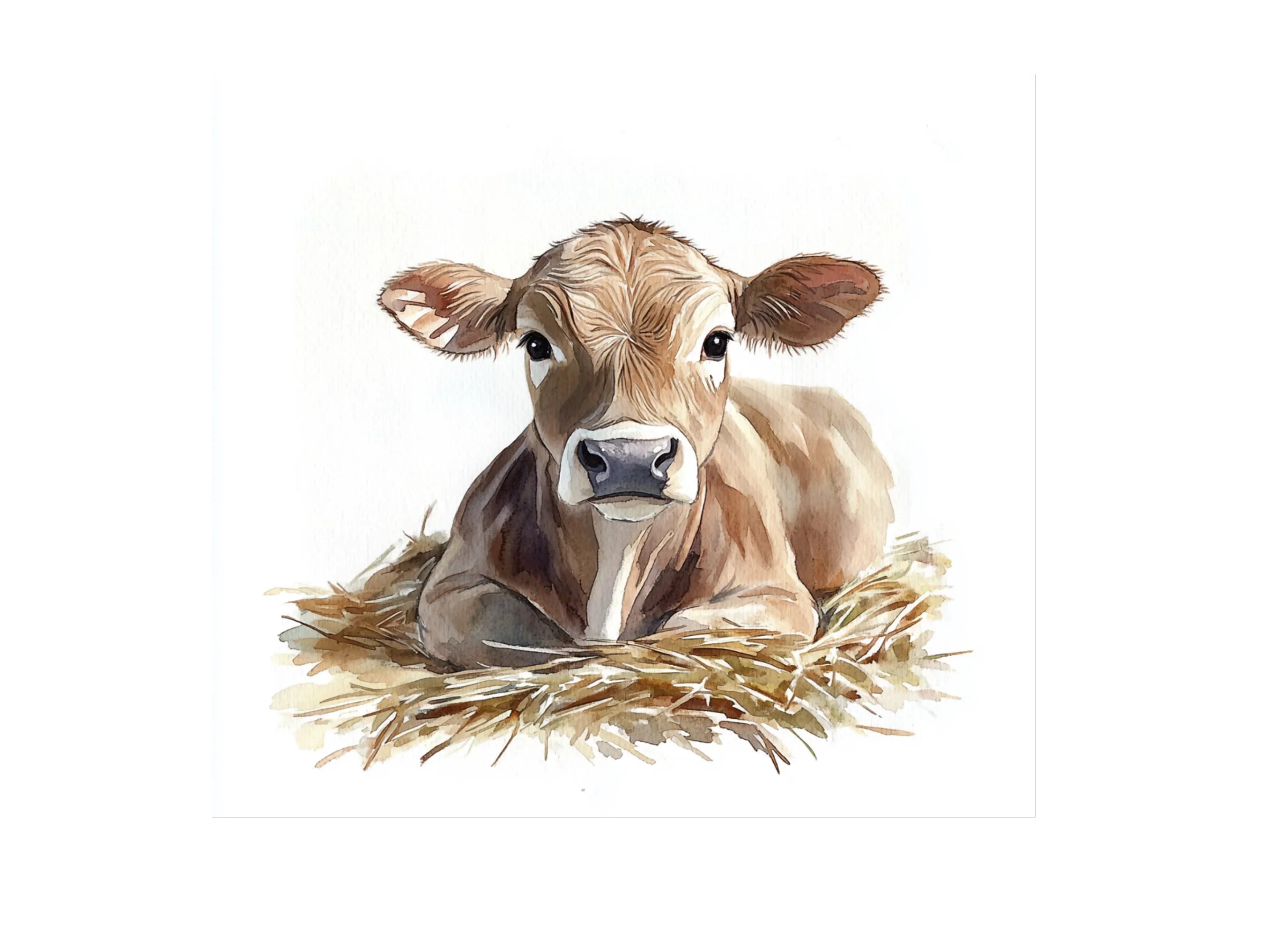 Sweet Calf Clipart Bundle