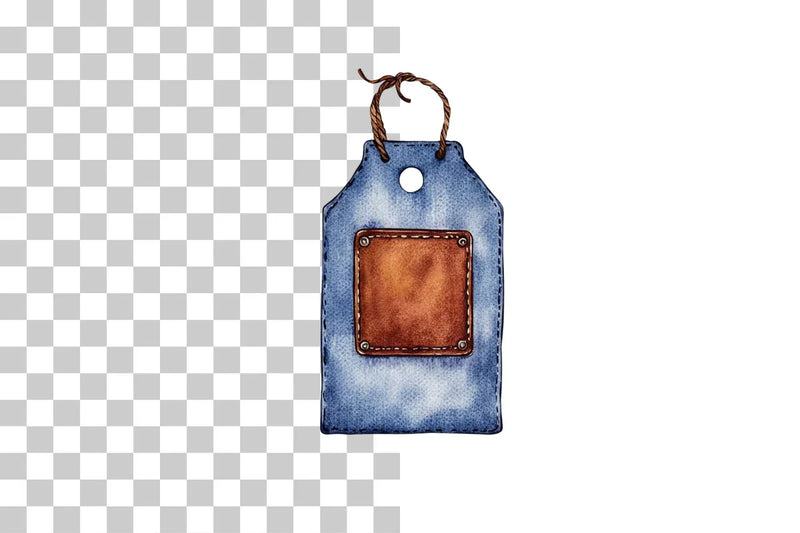 Vintage Denim Tag Clipart Bundle - CraftNest - Digital Crafting and Art