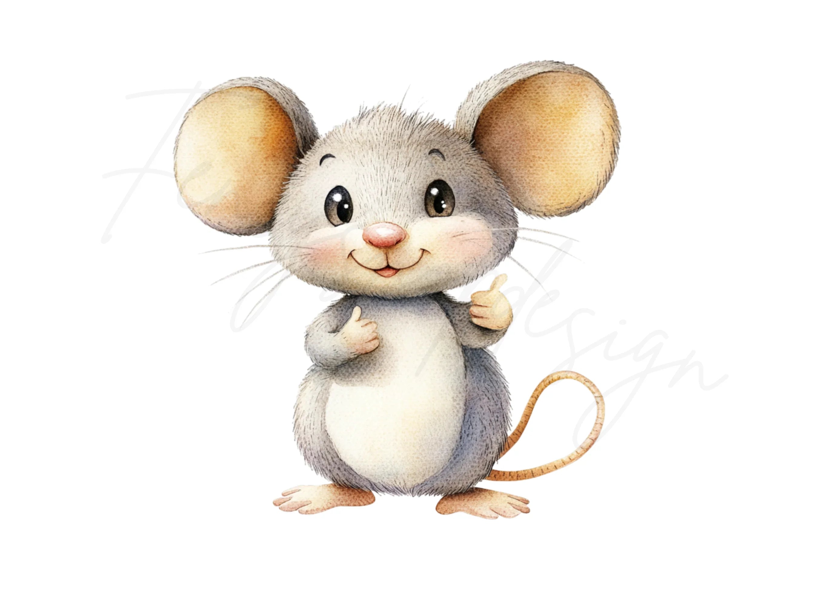 Cute Mouse Clipart Bundle