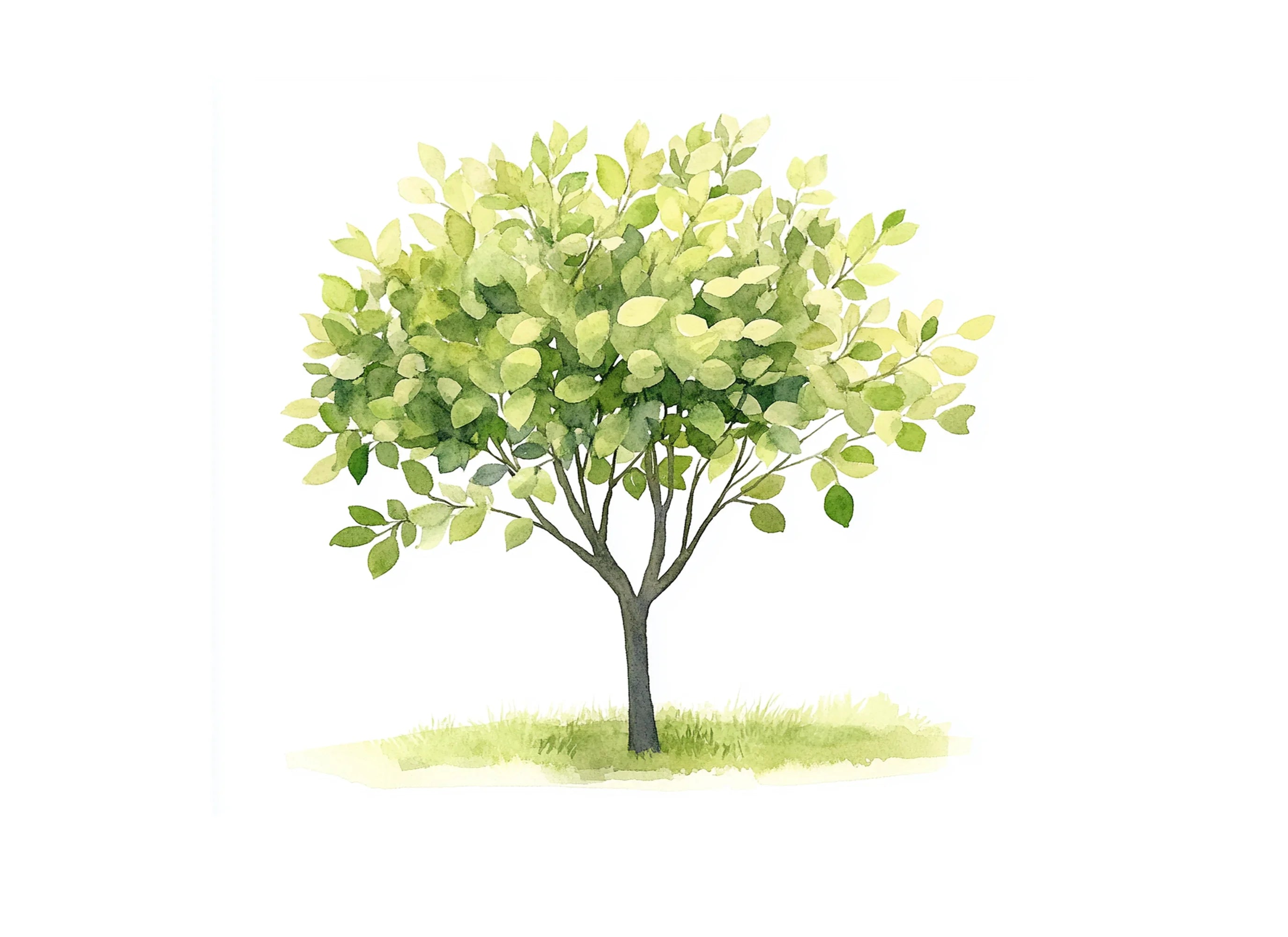 Green Trees Clipart Bundle