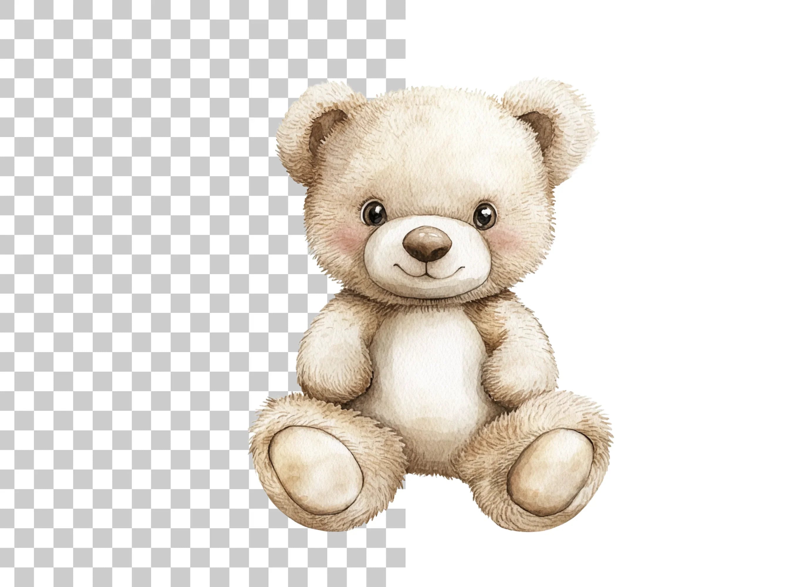 Cute Teddy Bear Clipart Bundle