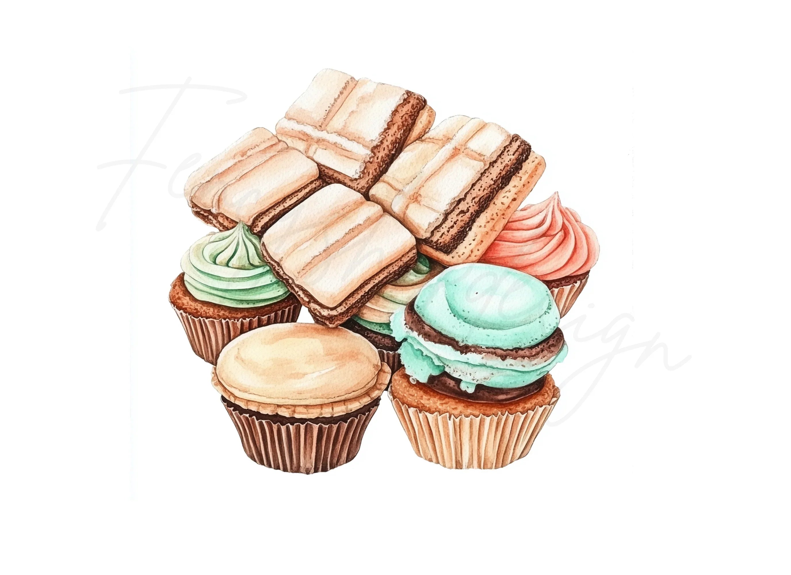 Sweet Treats Clipart Bundle