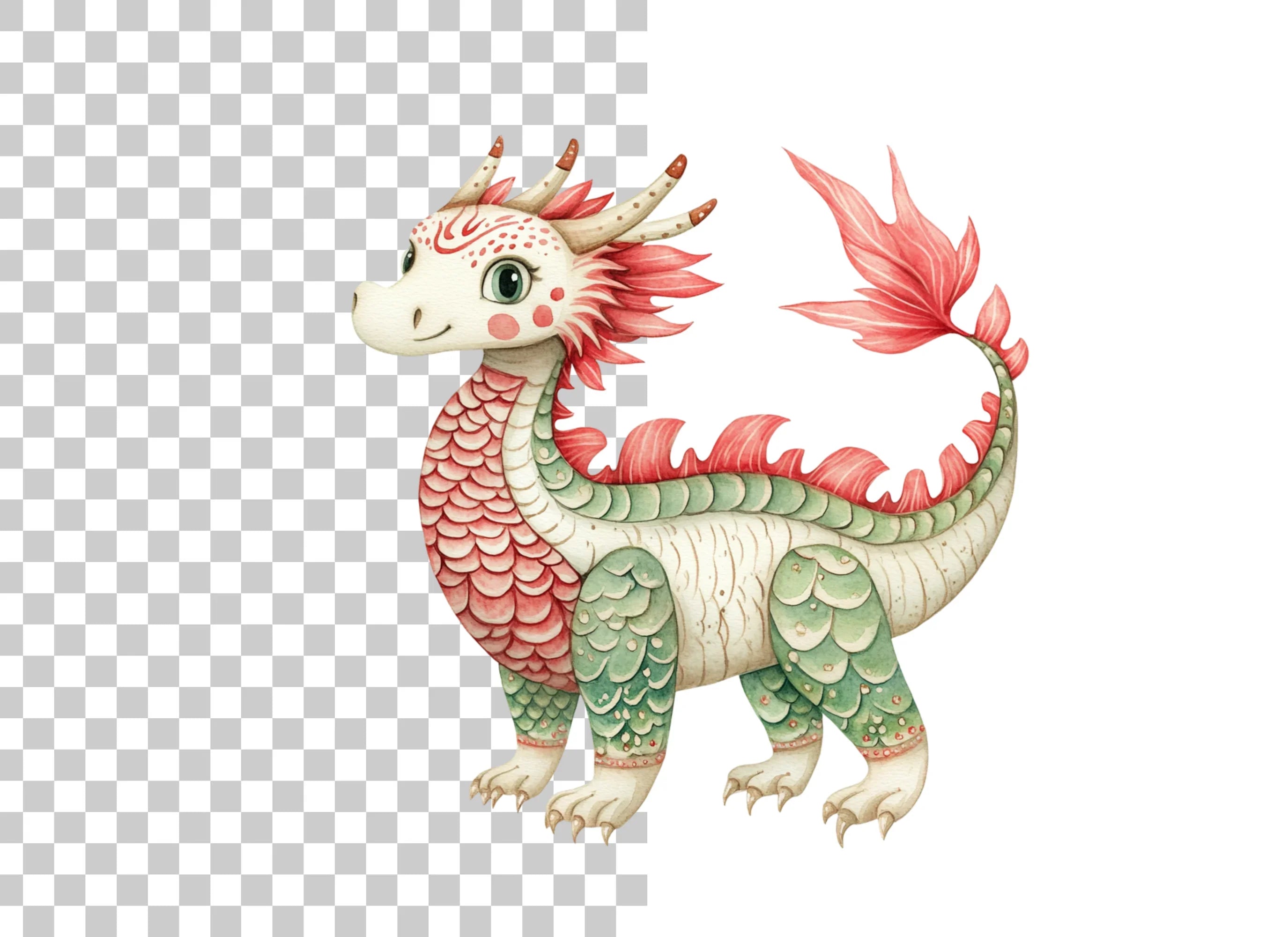 Cute Dragon Clipart Bundle