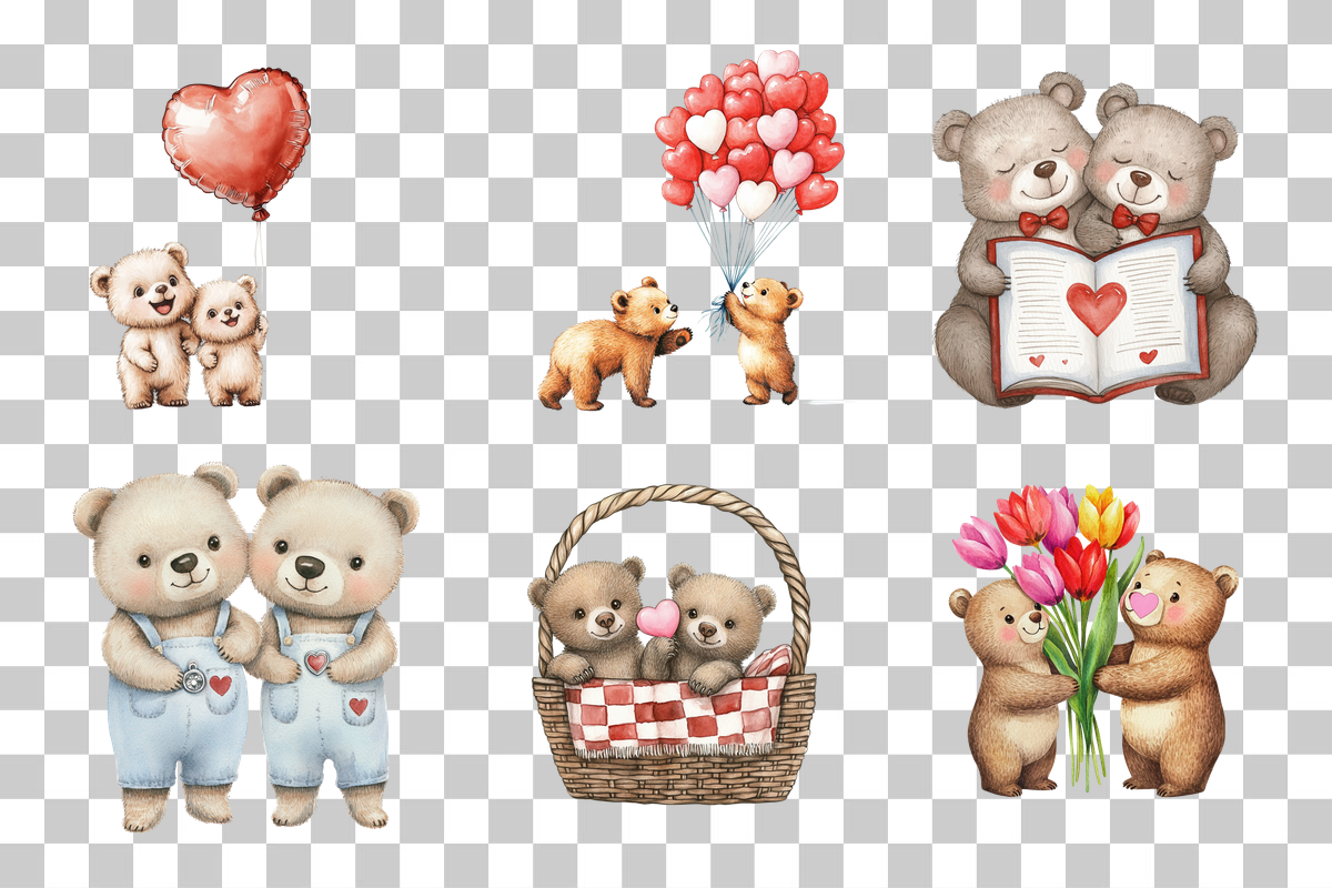 Valentine's Day Clipart Bundle - CraftNest - Digital Crafting and Art