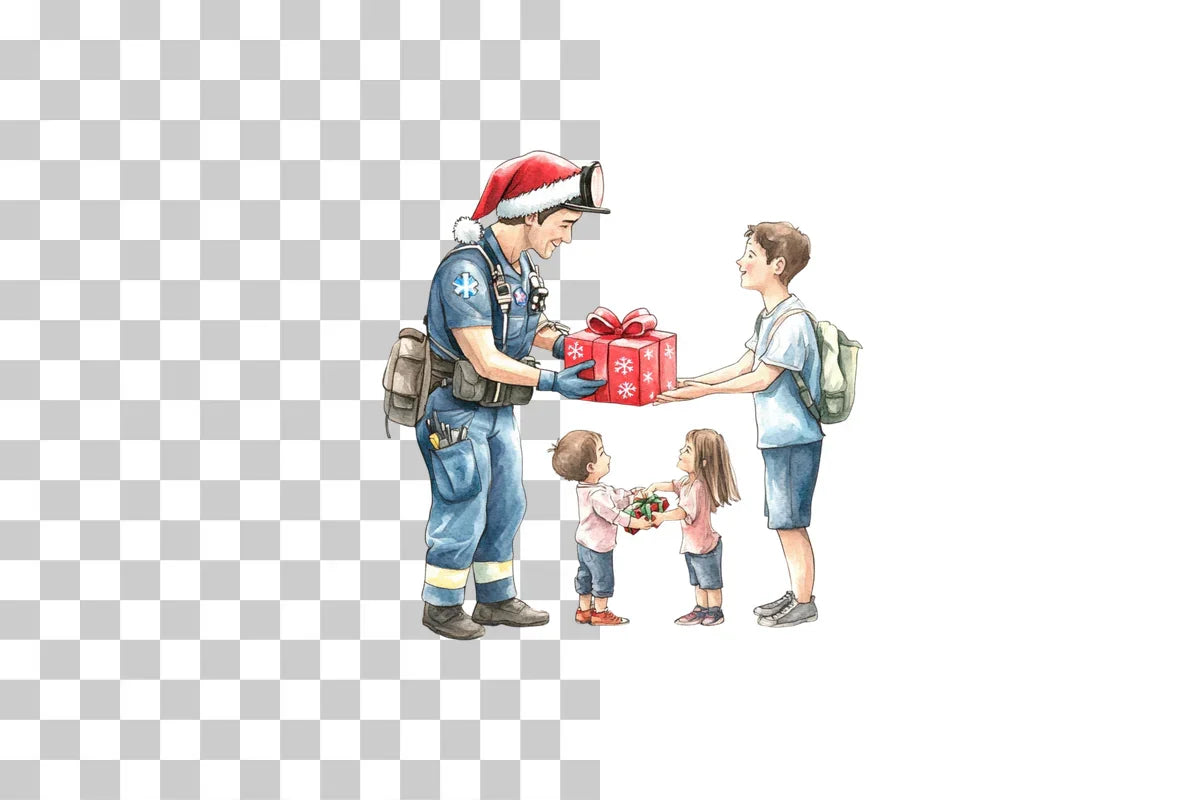 Festive Heroes Holiday Giving Clipart Bundle - CraftNest - Digital Crafting and Art