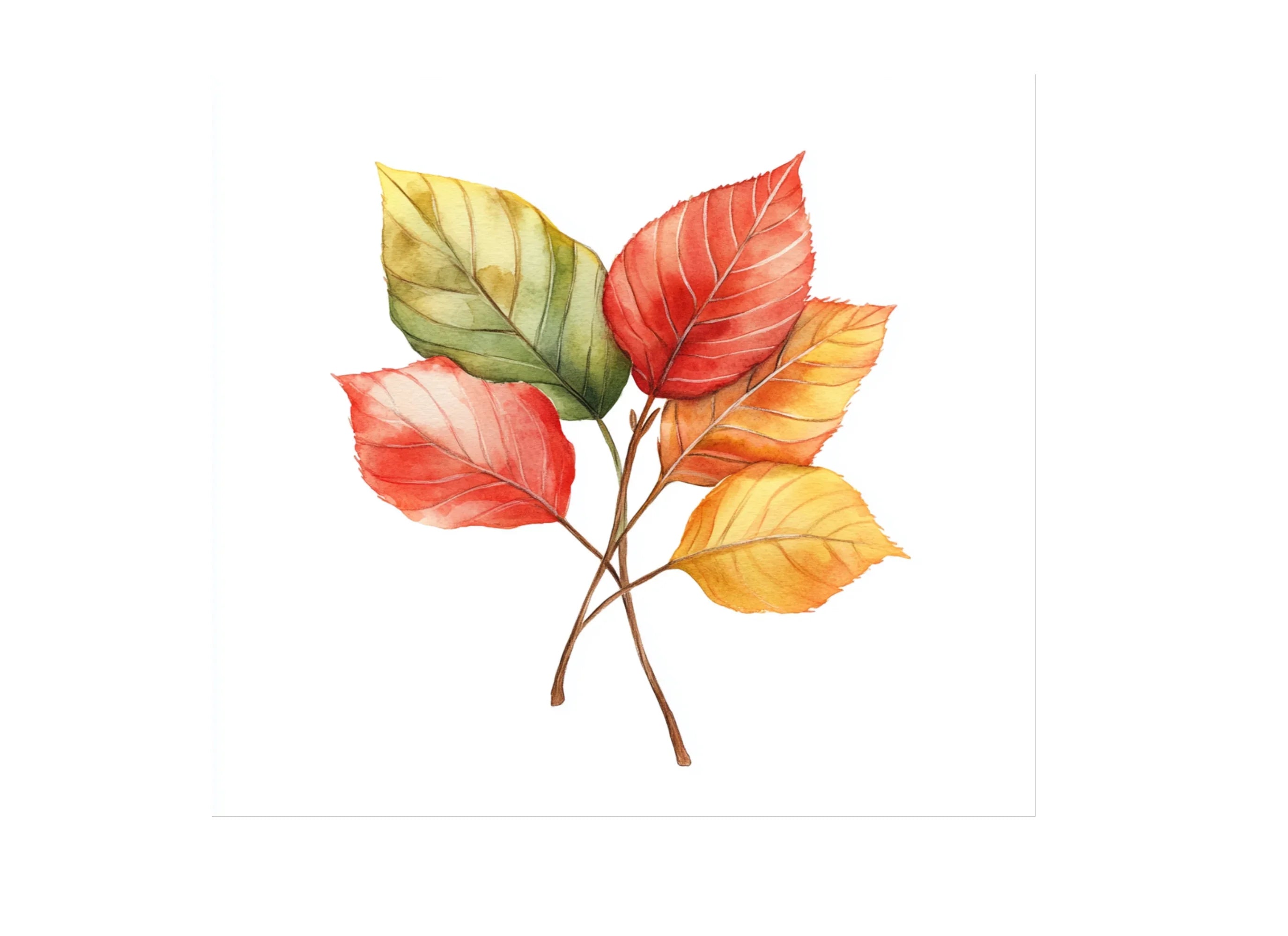 Autumn Leaves Clipart Bundle