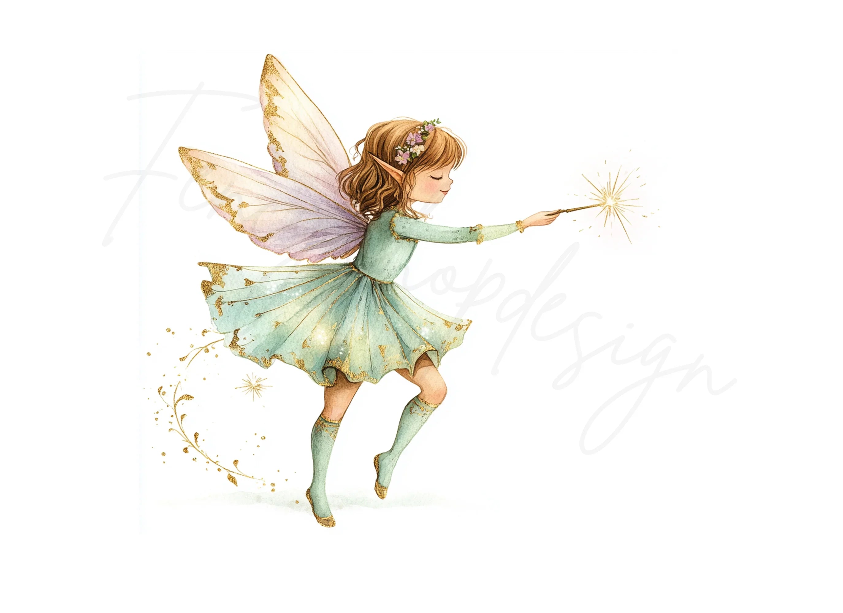 Enchanting Fairy Clipart Bundle