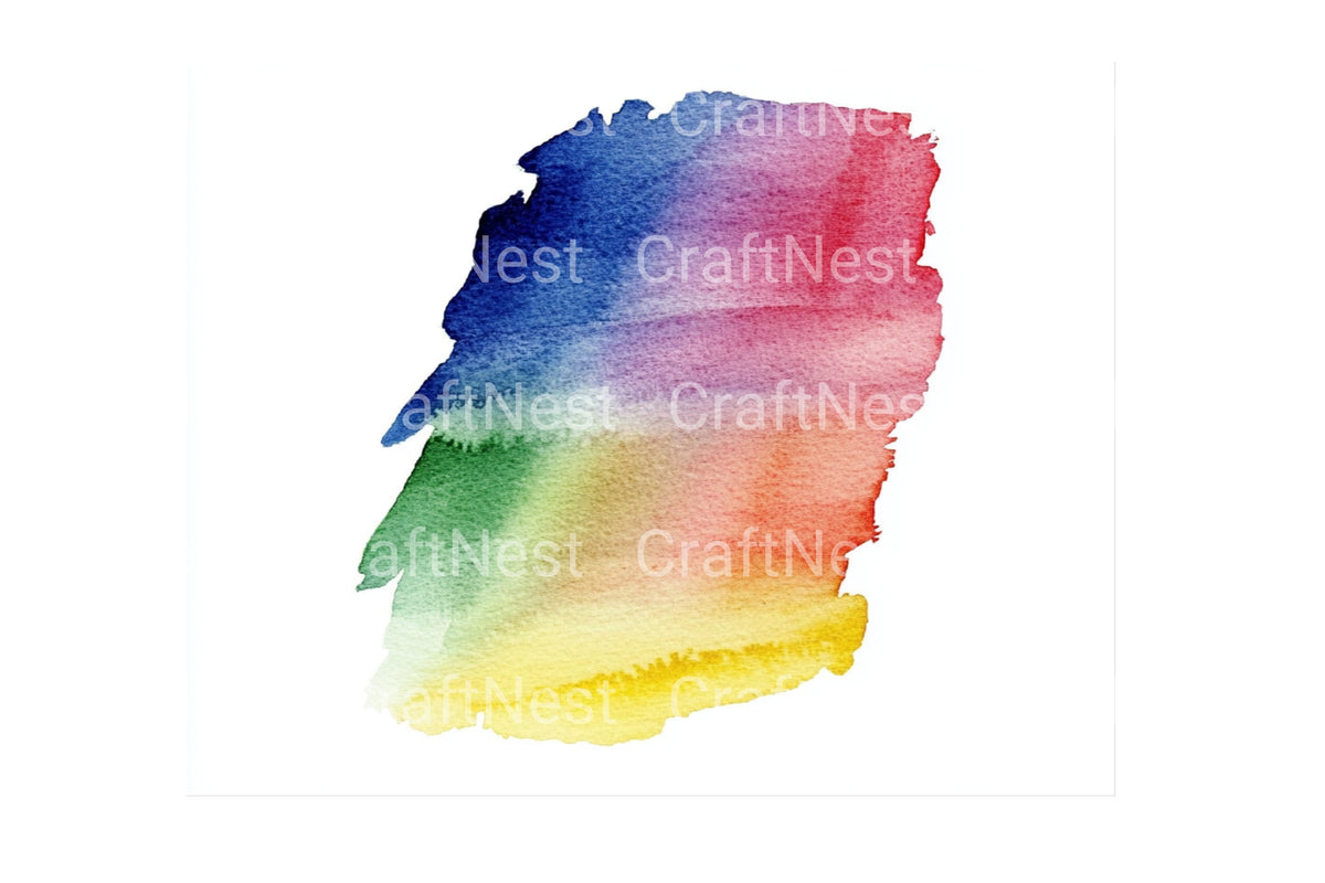 Rainbow Swatches Illustrations Clipart Bundle