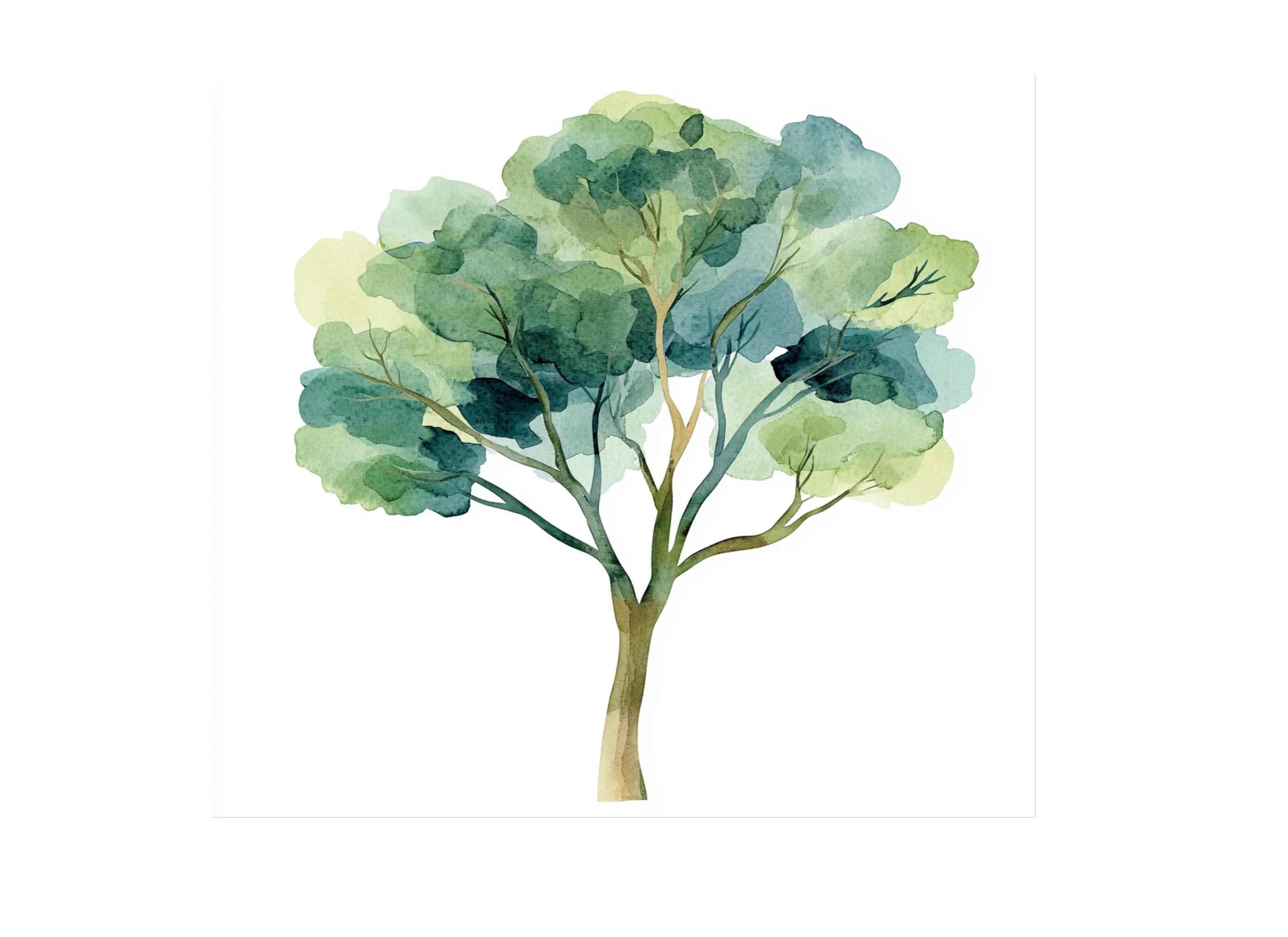 Green Tree Clipart Bundle
