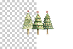 Patchwork Quilt Christmas Trees Clipart Bundle - CraftNest - Digital Crafting and Art