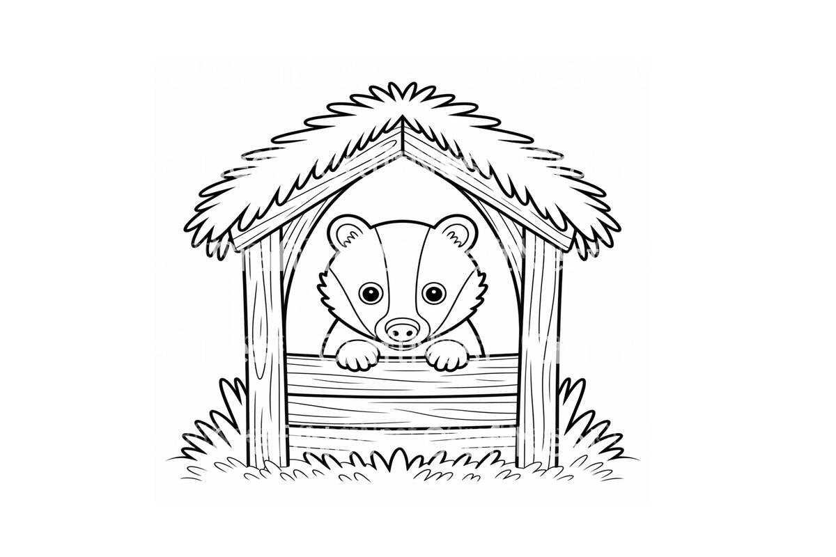 Christmas Bunny Nativity Coloring Books
