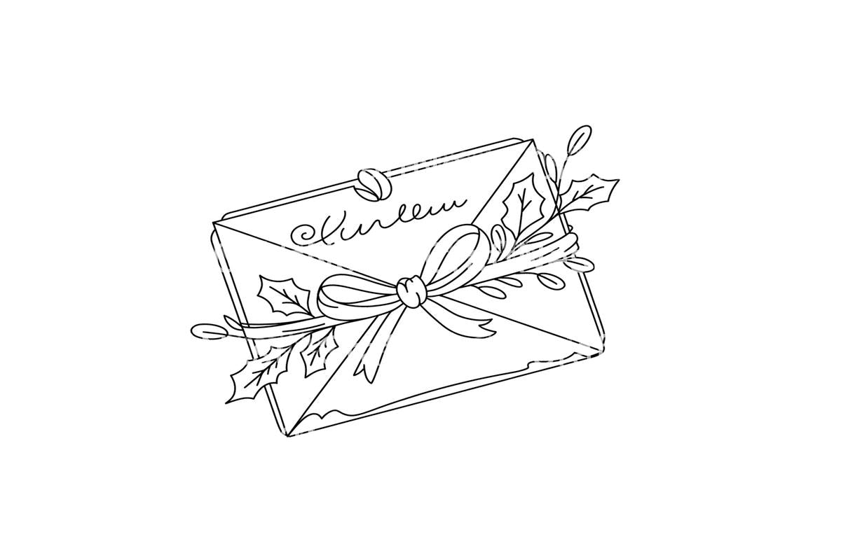 Christmas Letter Coloring Books