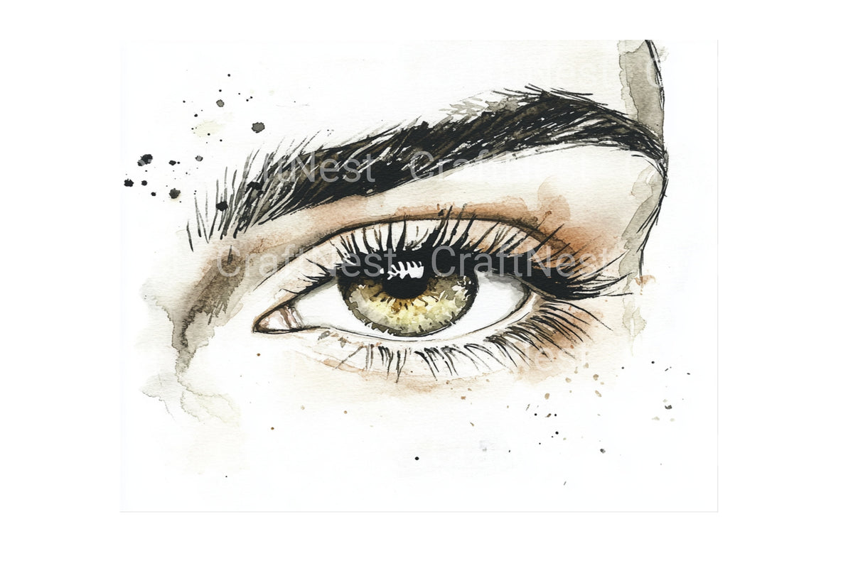 Natural Eye Clipart Bundle
