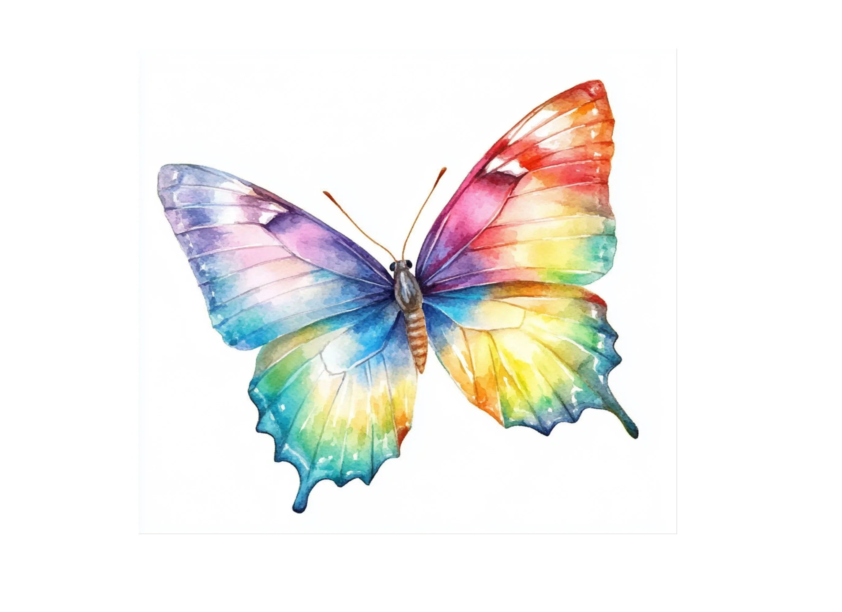 Vibrant Butterfly Clipart Bundle