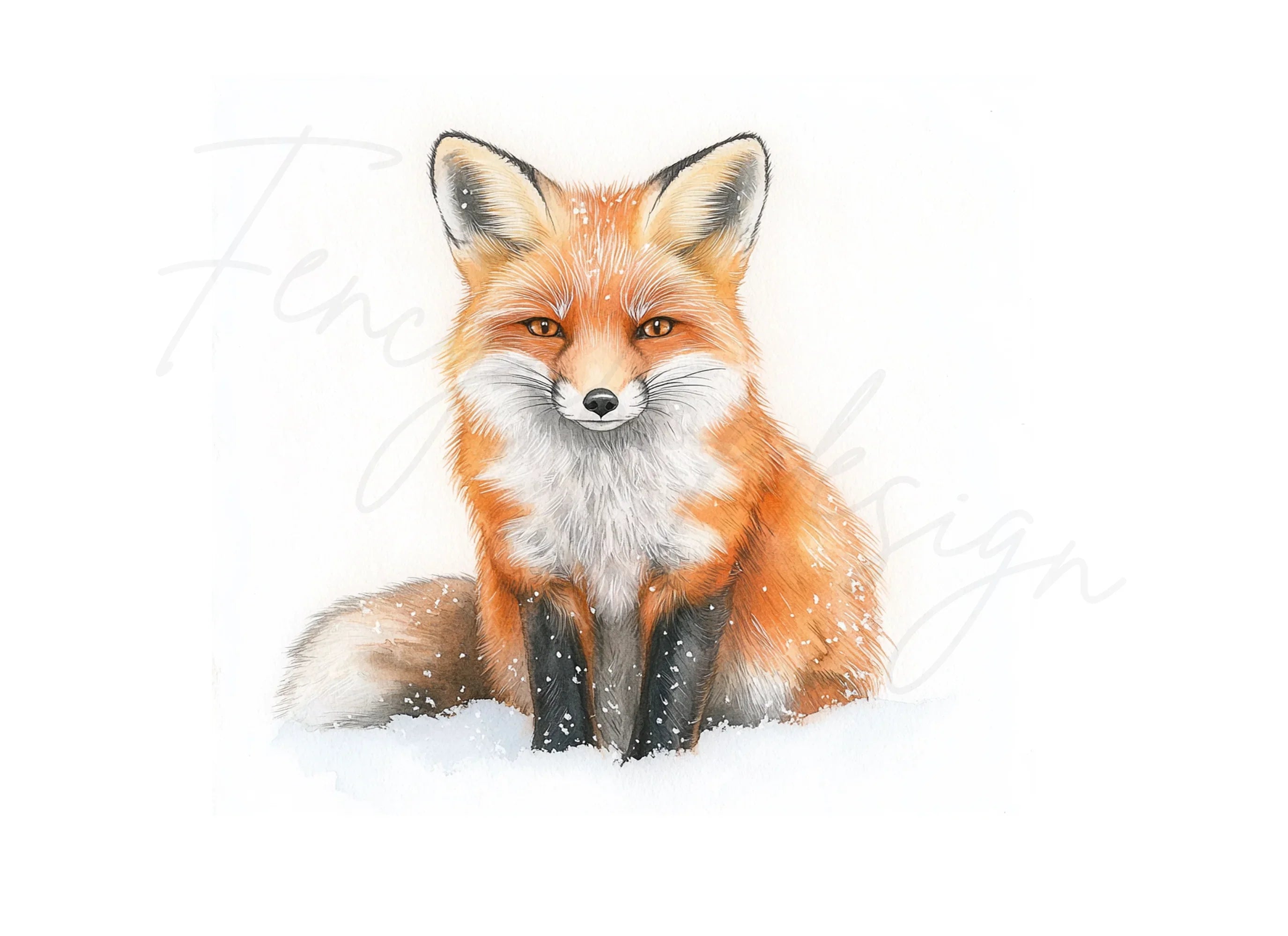 Cute Fox Clipart Bundle