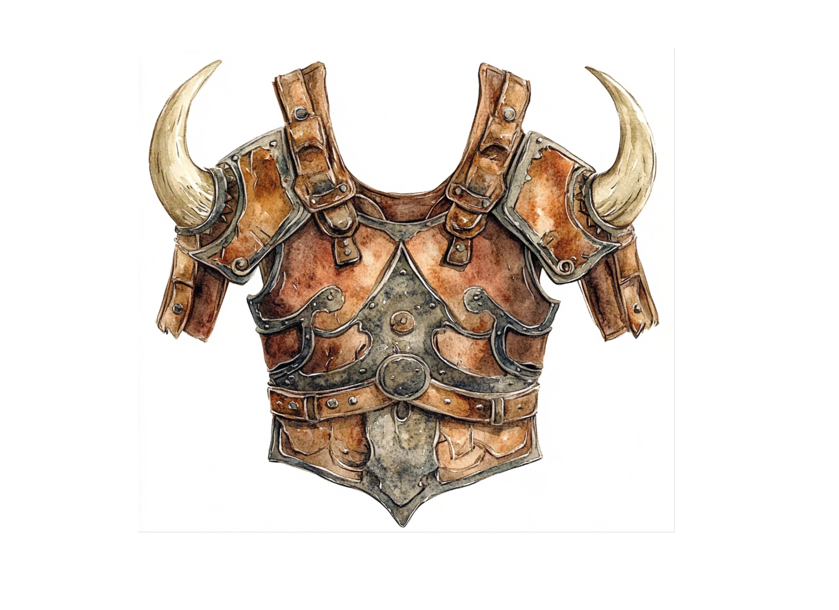 Medieval Armor Clipart Bundle