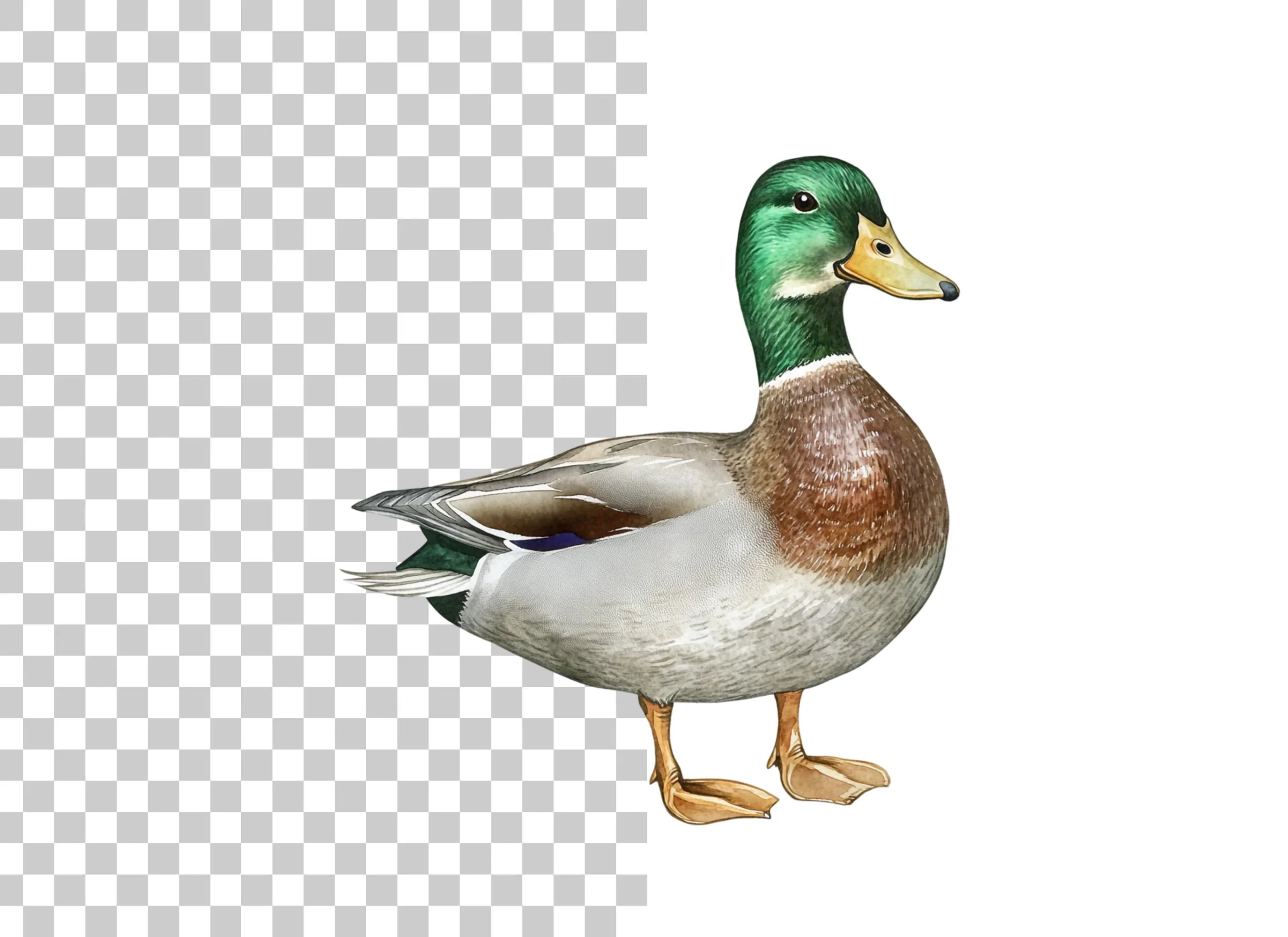 Mallard Duck Clipart Bundle