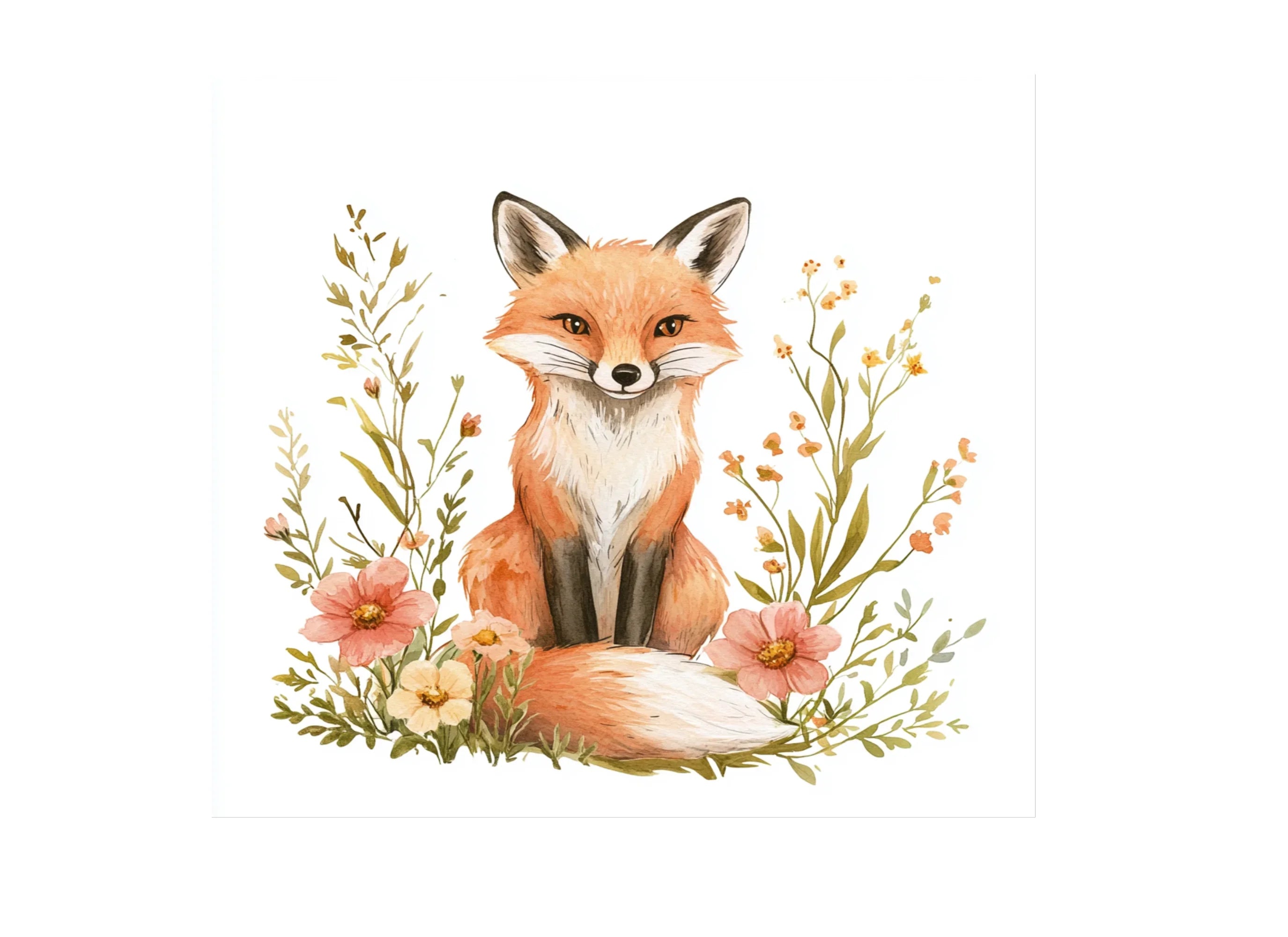 Cute Fox Clipart Bundle