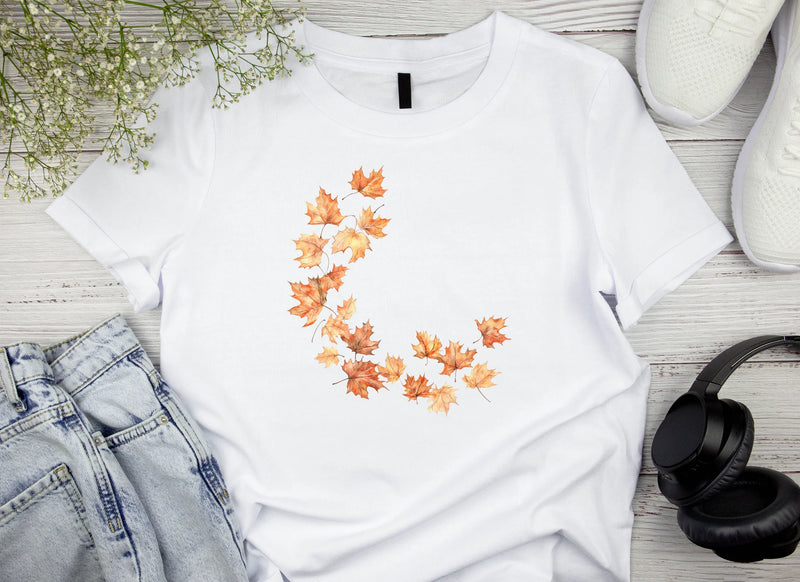 Autumn Leaves Clipart Bundle - Fall Border Designs - CraftNest - Digital Crafting and Art