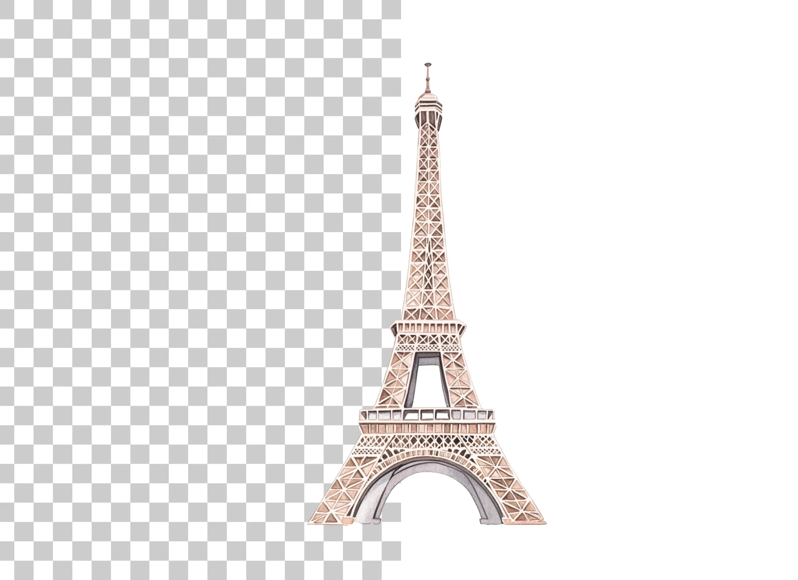 Eiffel Tower Clipart Bundle
