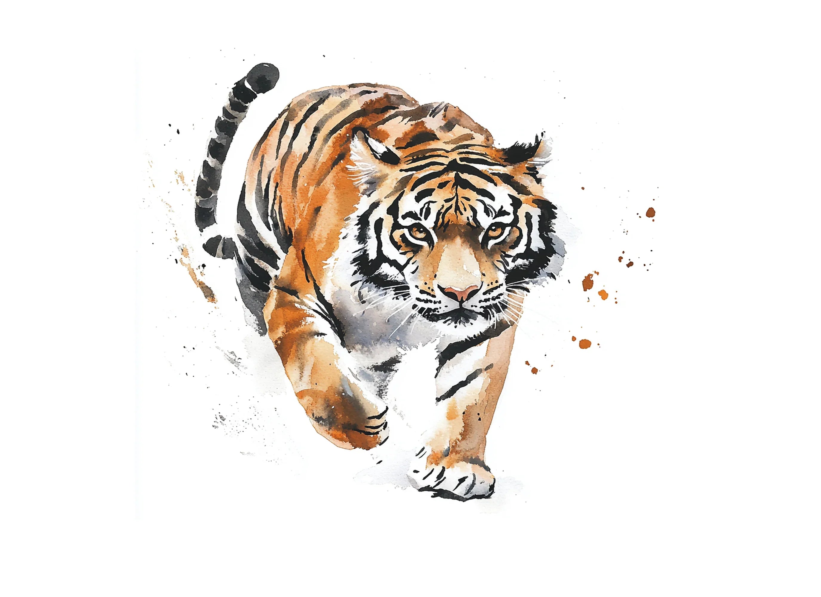 Dynamic Tiger Clipart Bundle