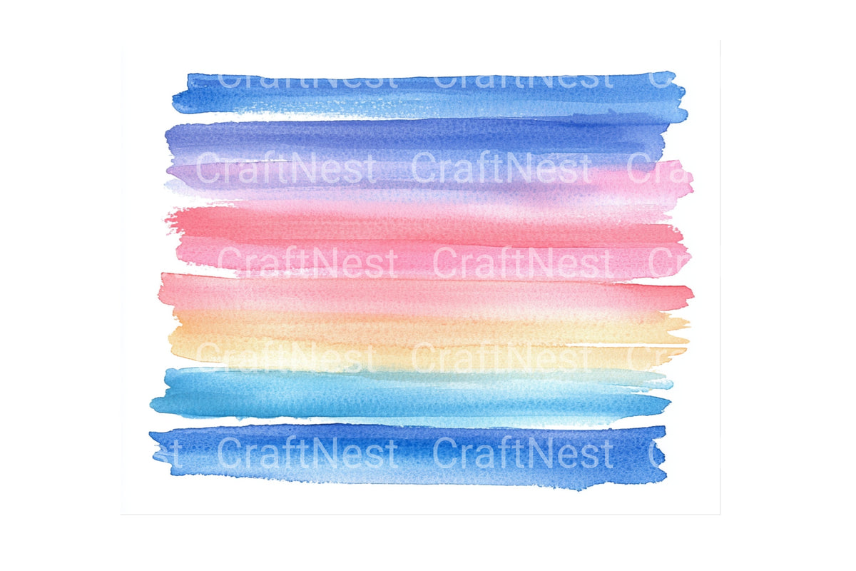 Pastel Stripes Designs Clipart Bundle