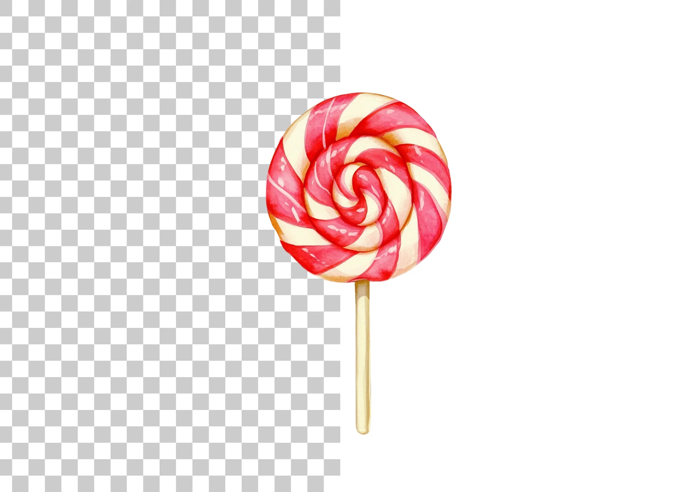 Sweet Swirl Lollipop Clipart Bundle