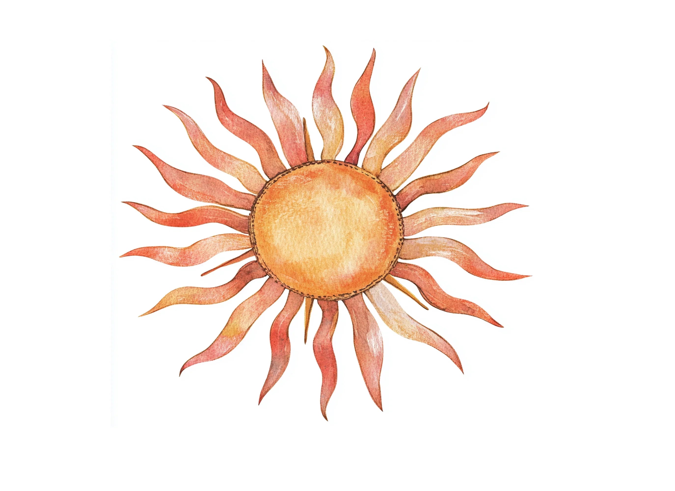 Abstract Sunburst Clipart Bundle