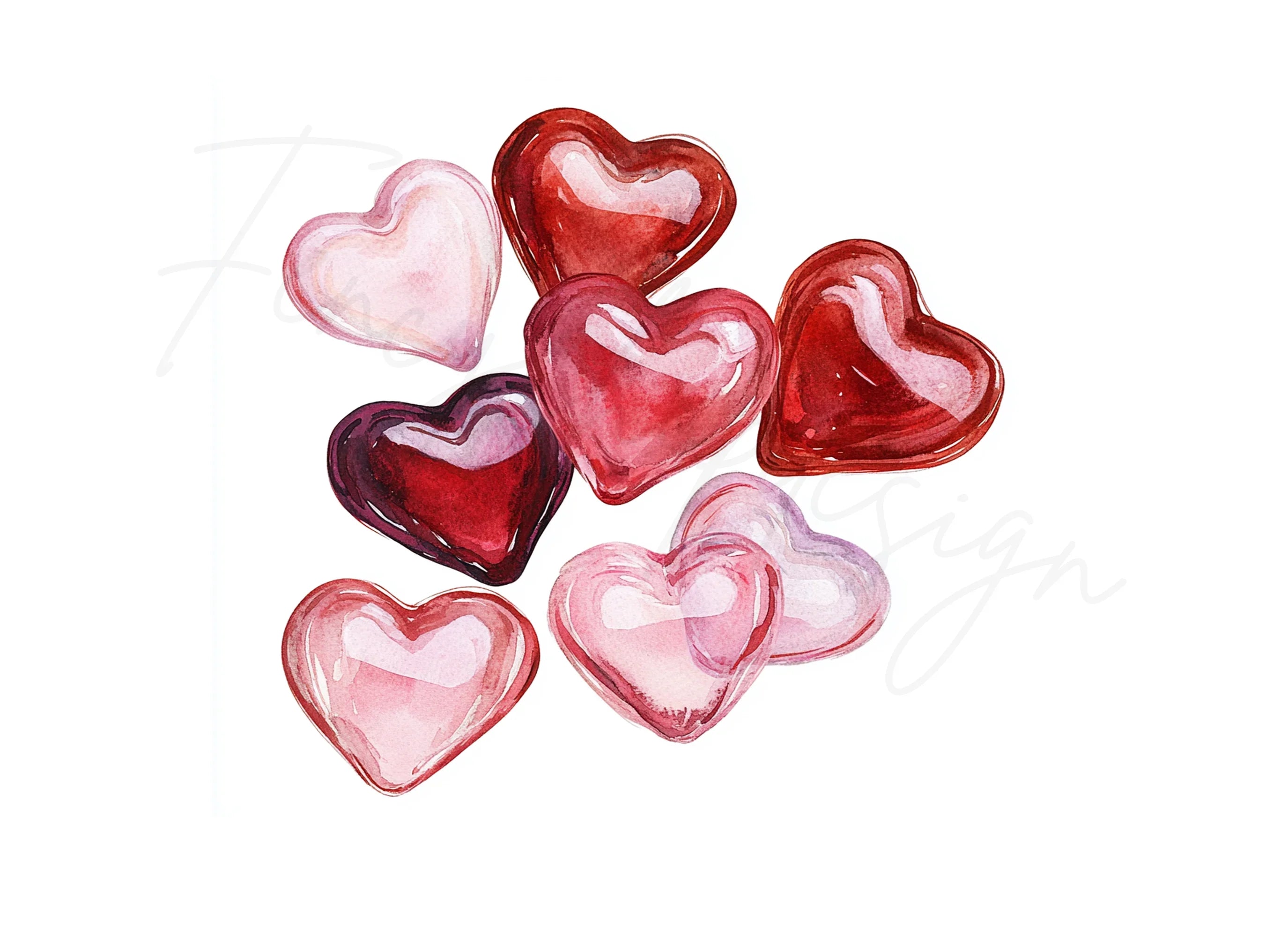 Heart Candies Clipart Bundle
