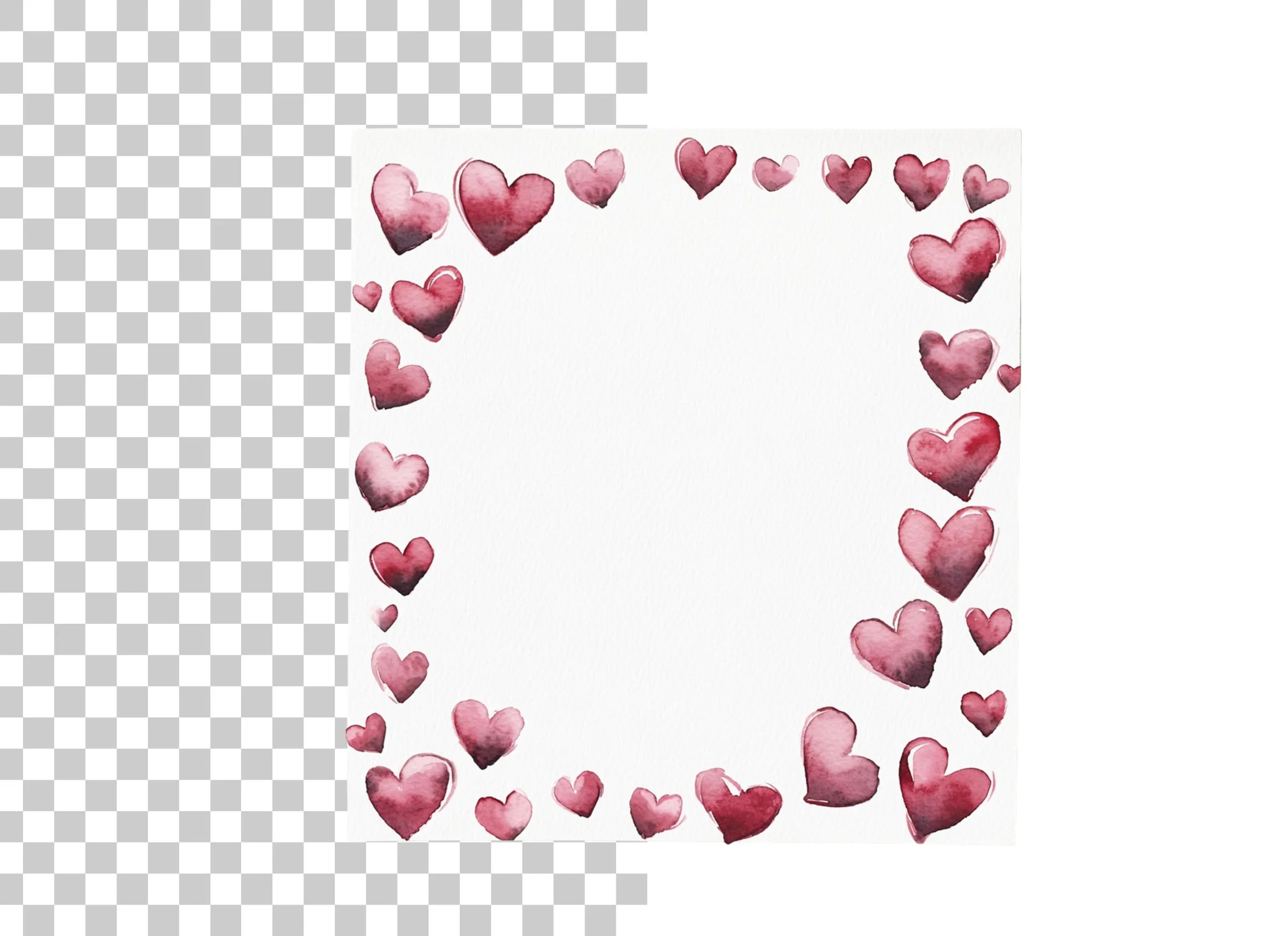 Heart Frames Clipart Bundle