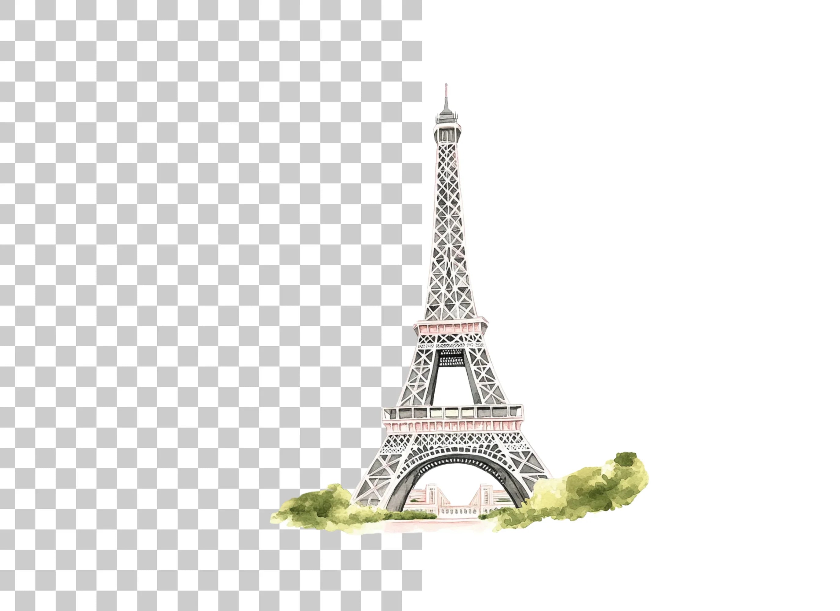 Eiffel Tower Clipart Bundle