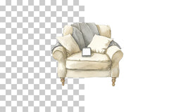Relaxing Woman on Couch with Phone Clipart Bundle - CraftNest - Digital Crafting and Art