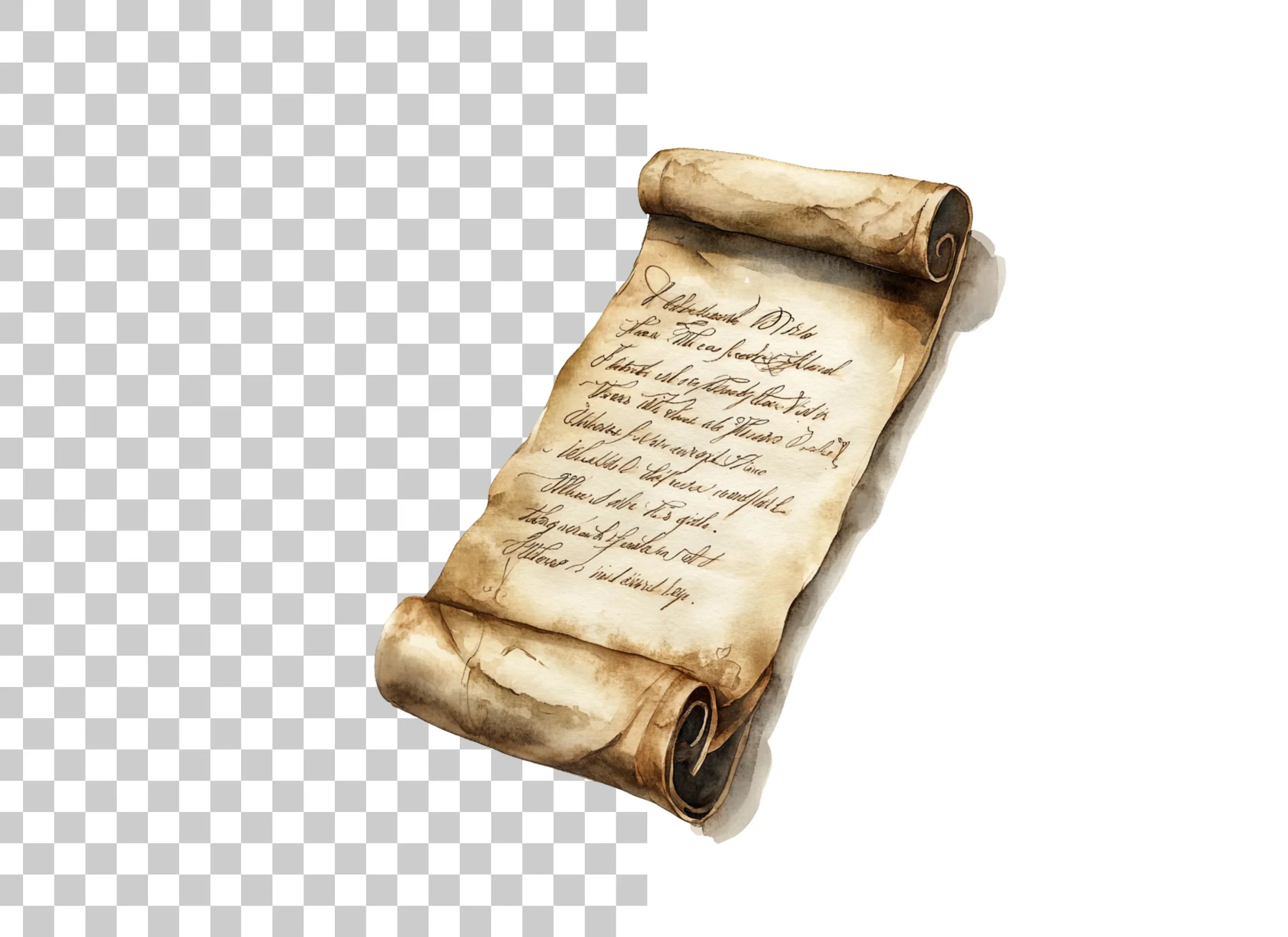 Vintage Scroll Clipart Bundle