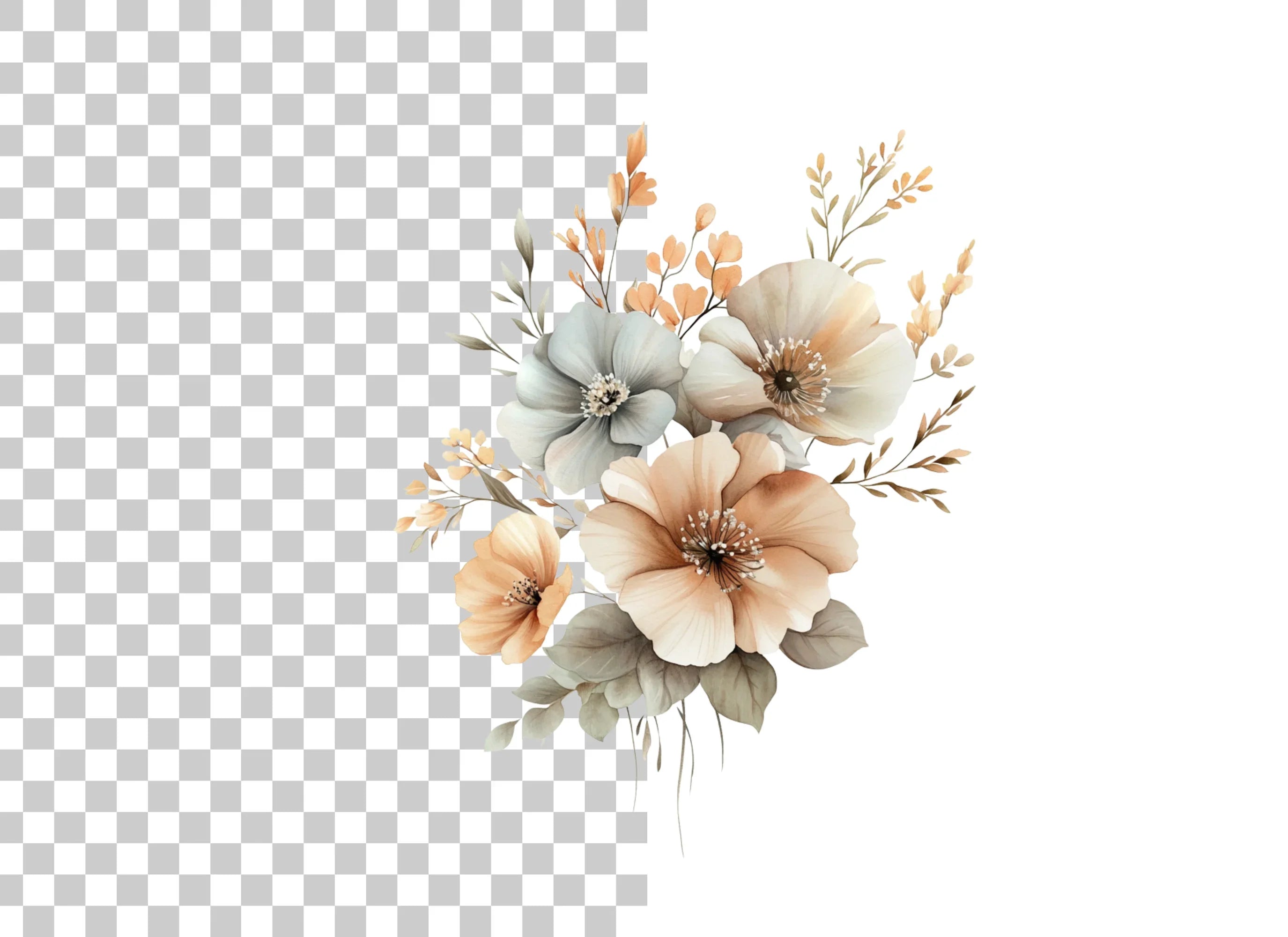 Floral Clipart Bundle