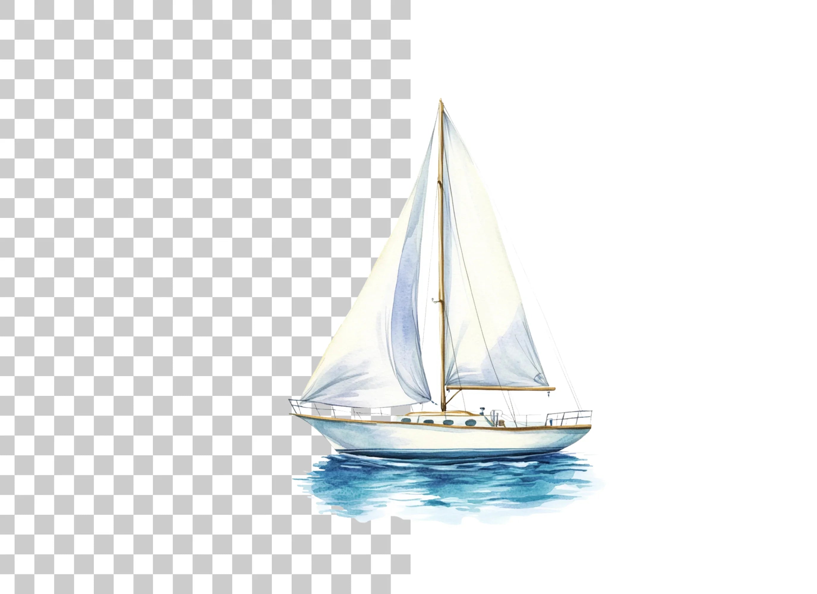 Sailboat Crafts Clipart Bundle