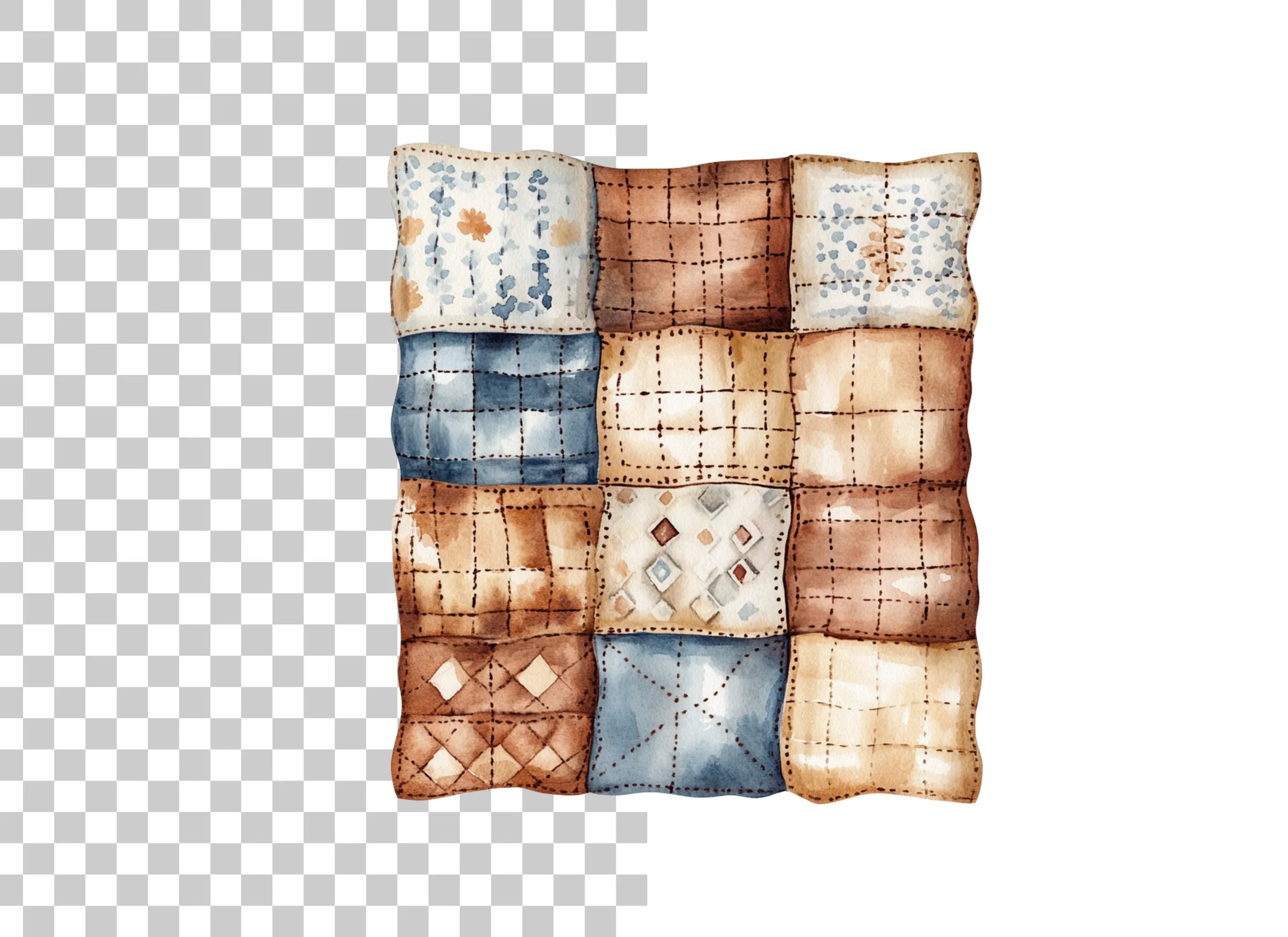Patchwork Quilts Clipart Bundle