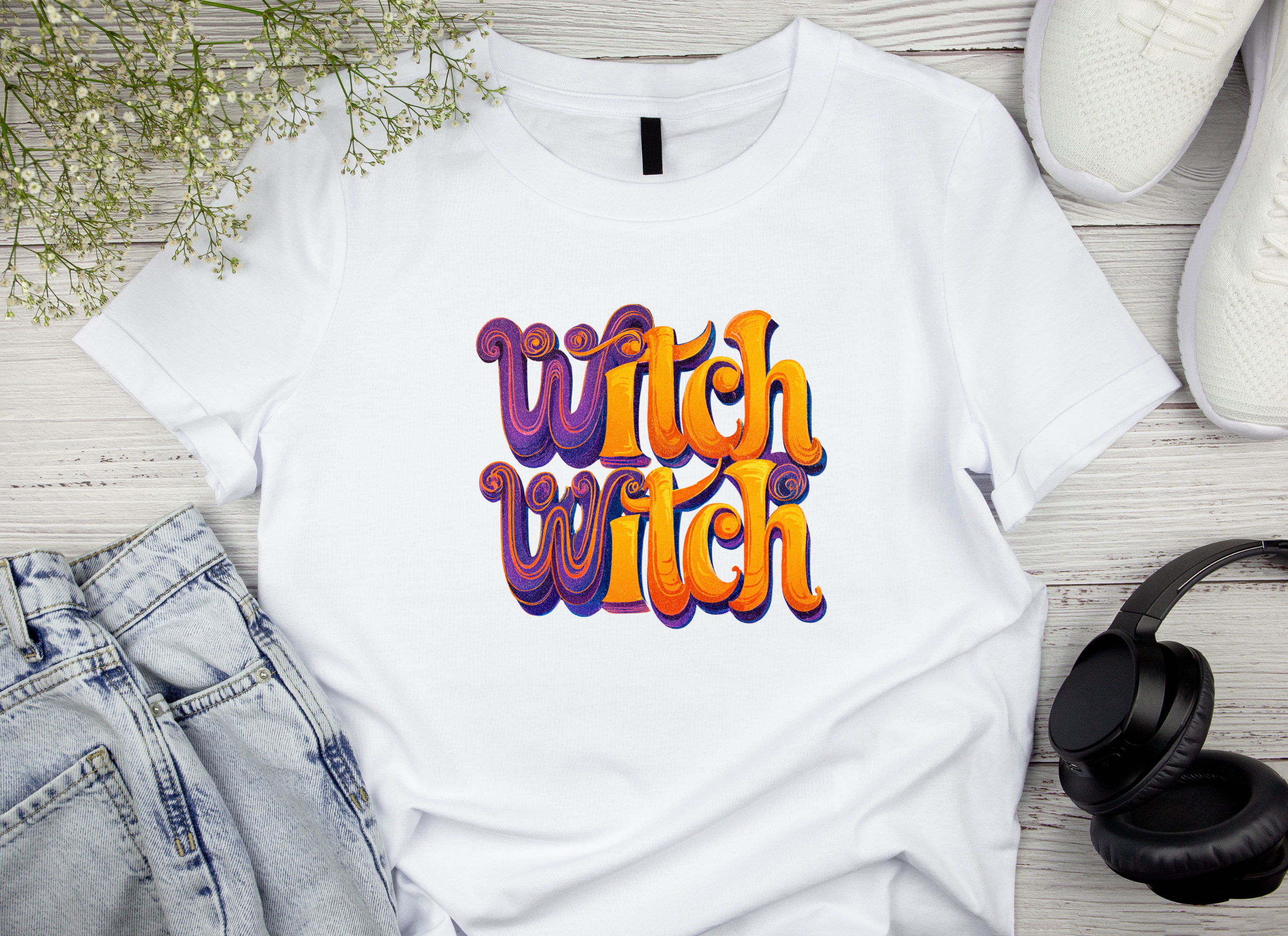 Witch Clipart Bundle for Halloween Designs