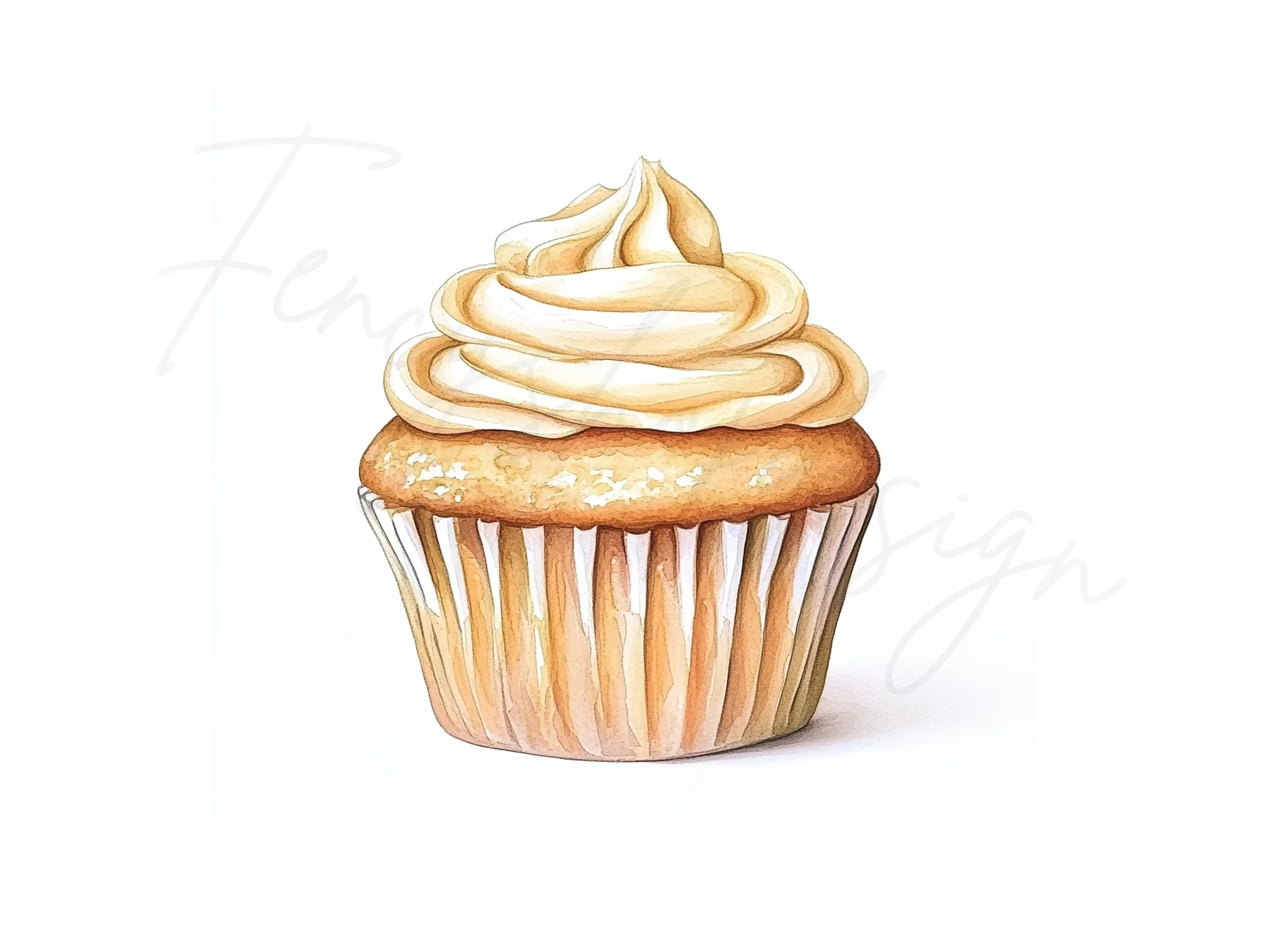 Delicious Cupcake Clipart Bundle