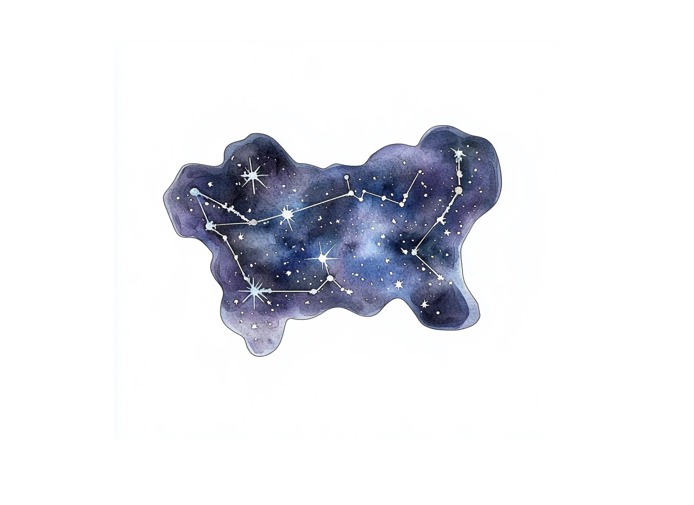 Constellation Cloud Clipart Bundle