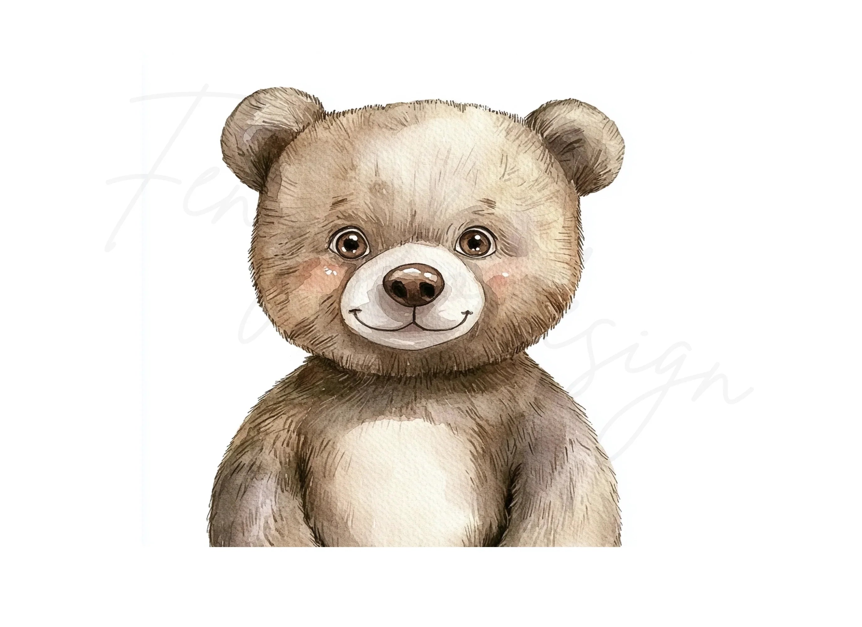 Cute Teddy Bear Clipart Bundle